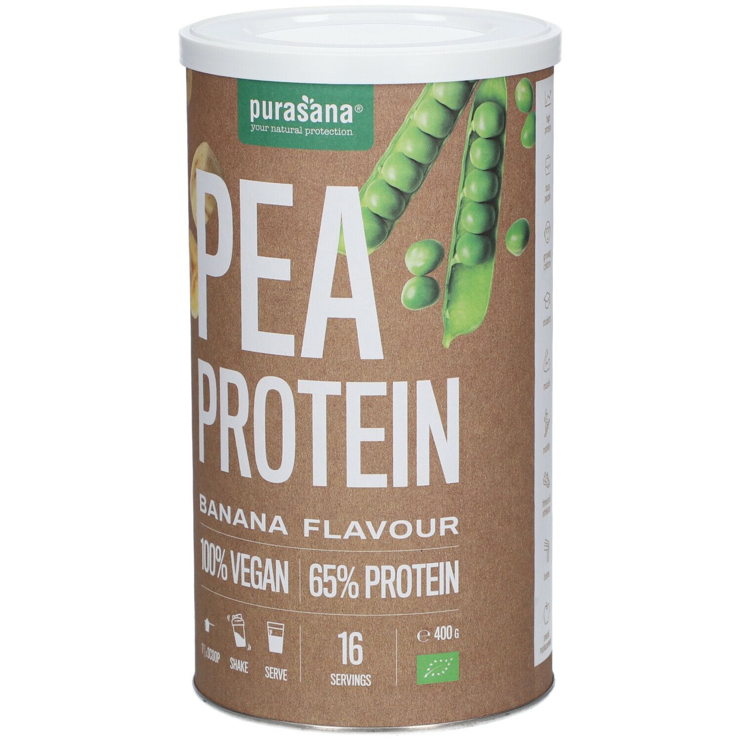 Purasana® Vegan Pea Protein Bio Banaan