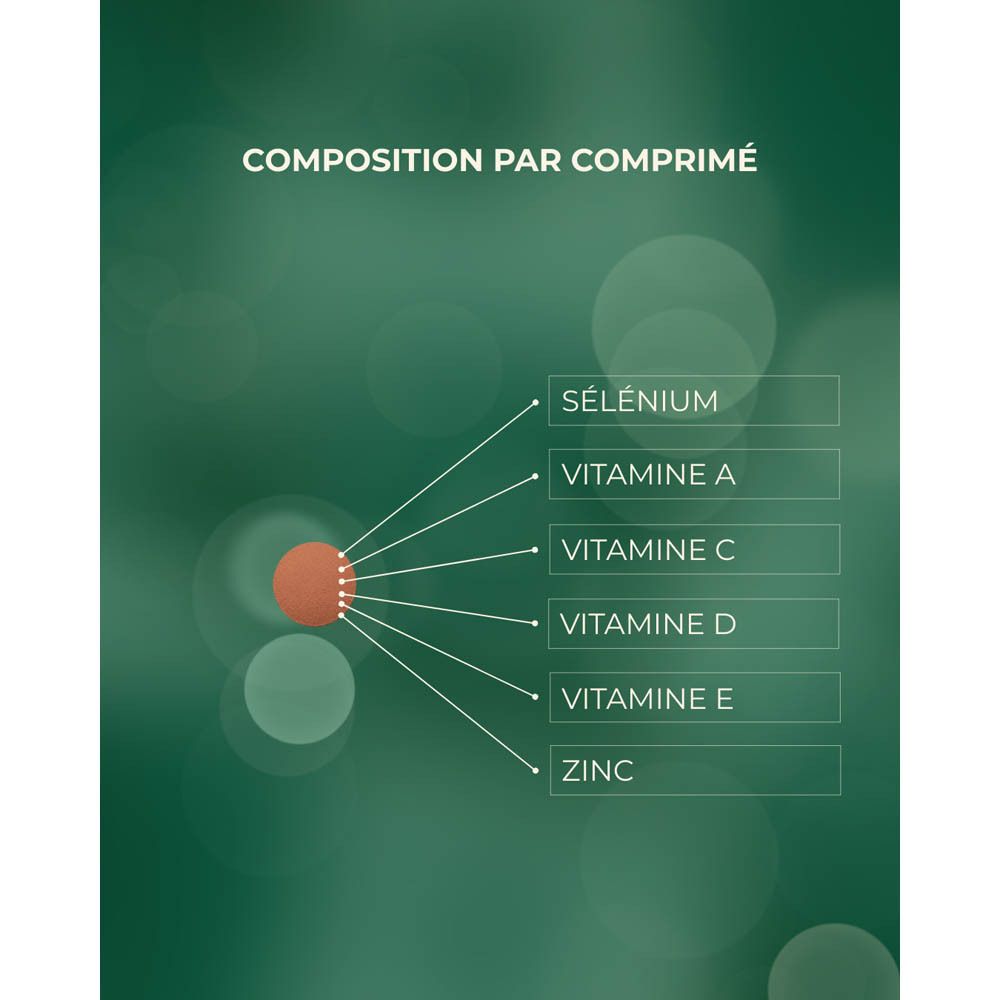 Emballage Wassen Selenium-ACE+D+ZN, vue latérale avec informations nutritionnelles.