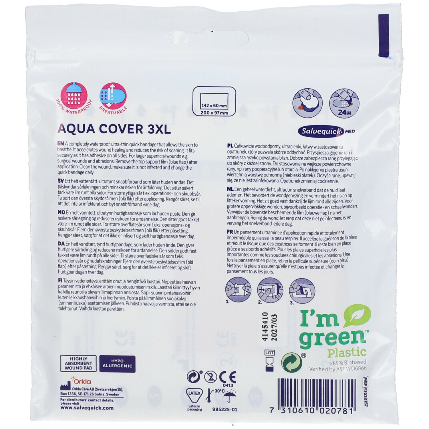 Salvequick® Aqua Cover XXXL