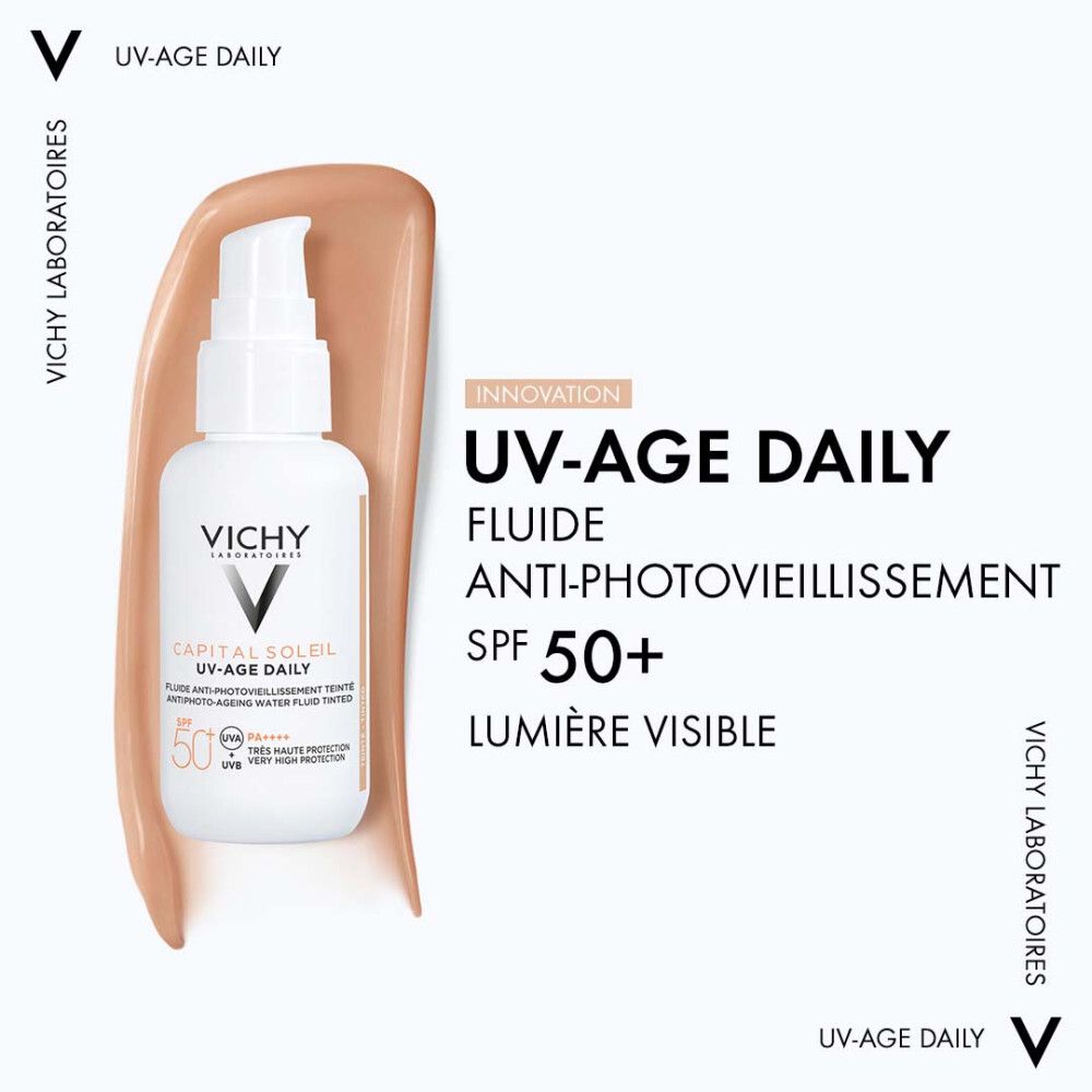 Vichy Capital Soleil UV Age Daily Fluid Tinted Photoprotector SPF50+