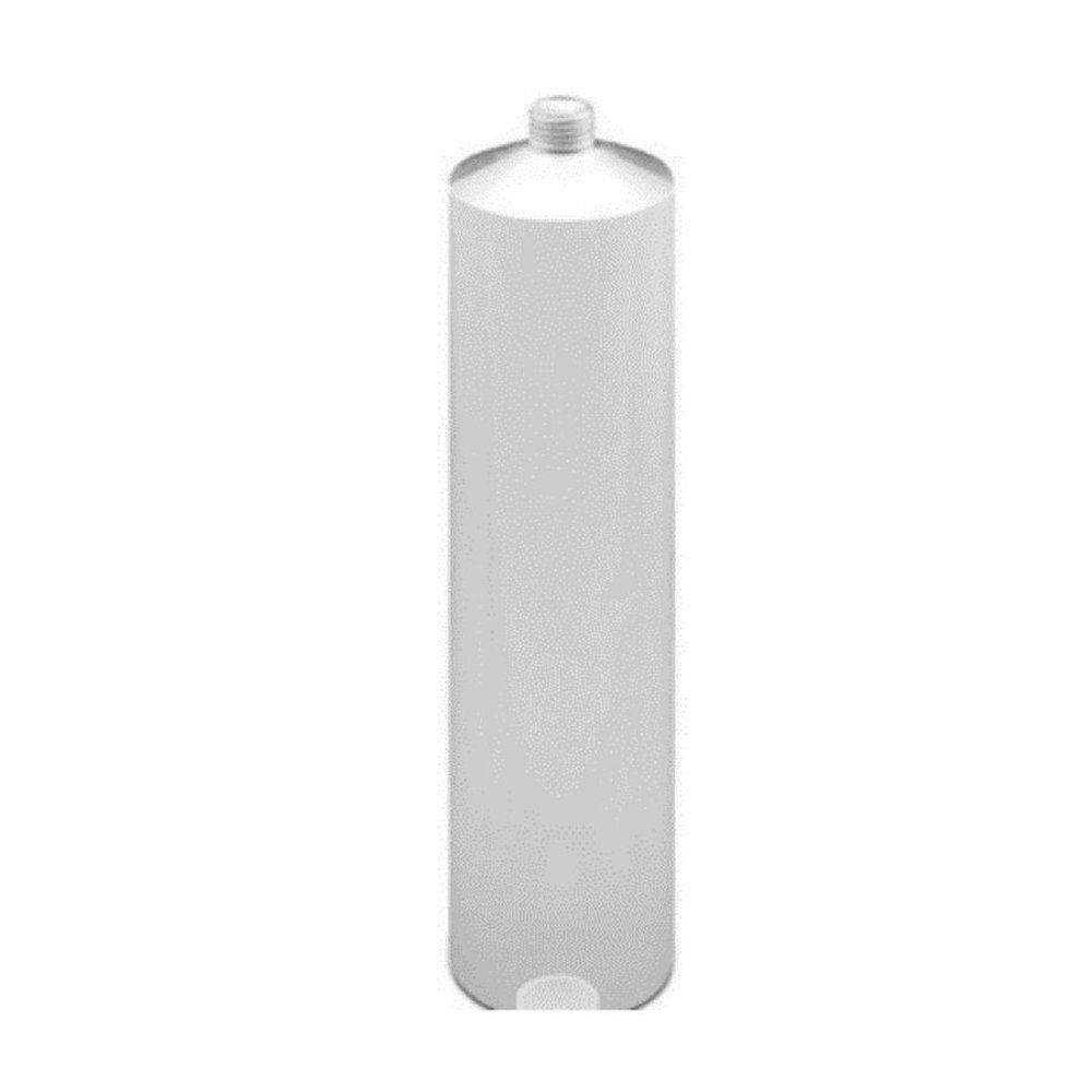 Witte aluminium tube. Product zonder verpakking.