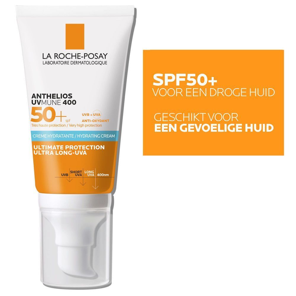 La Roche-Posay Anthelios UVmune 400 Hydraterende Crème Zonder Parfum SPF50+