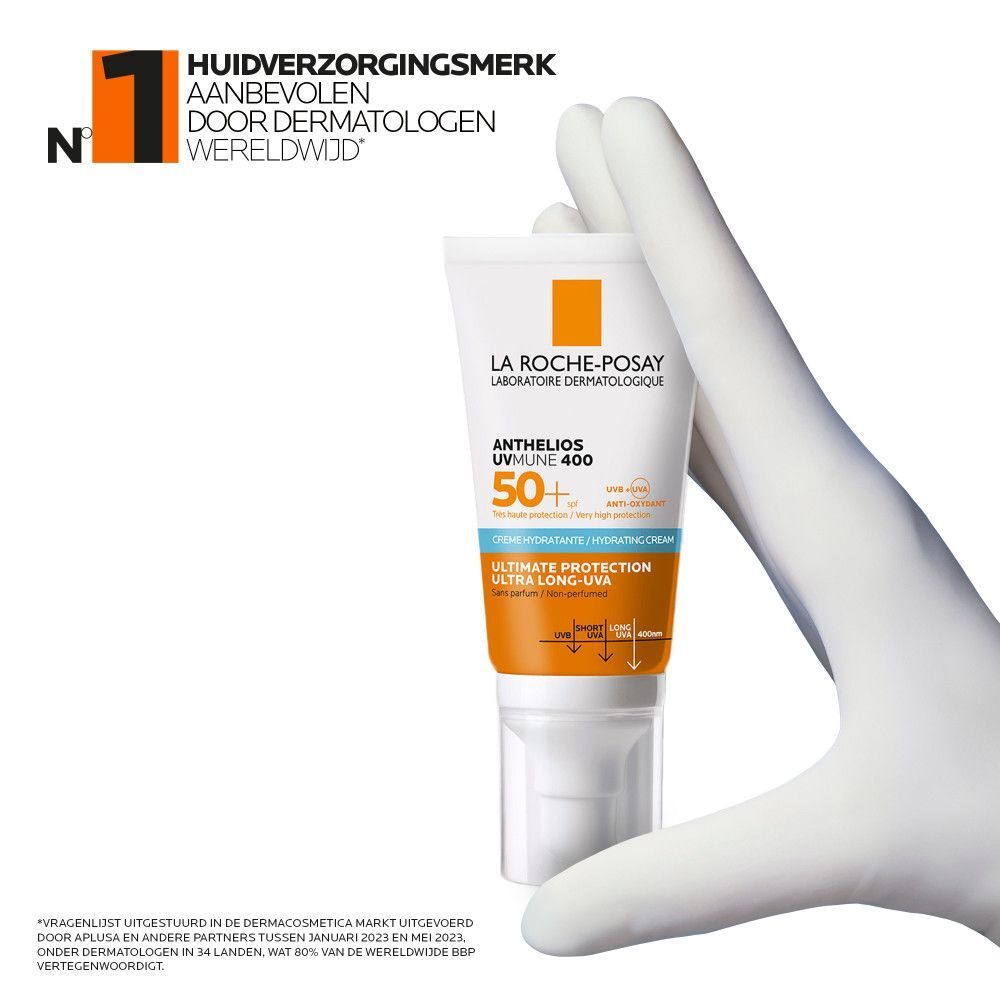 La Roche-Posay Anthelios UVmune 400 Hydraterende Crème Zonder Parfum SPF50+