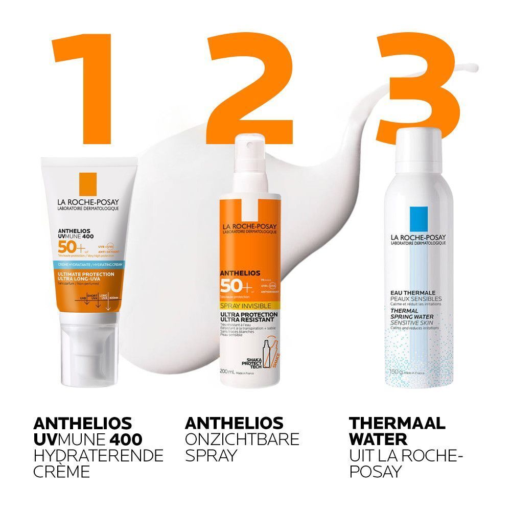 La Roche-Posay Anthelios UVmune 400 Hydraterende Crème Zonder Parfum SPF50+