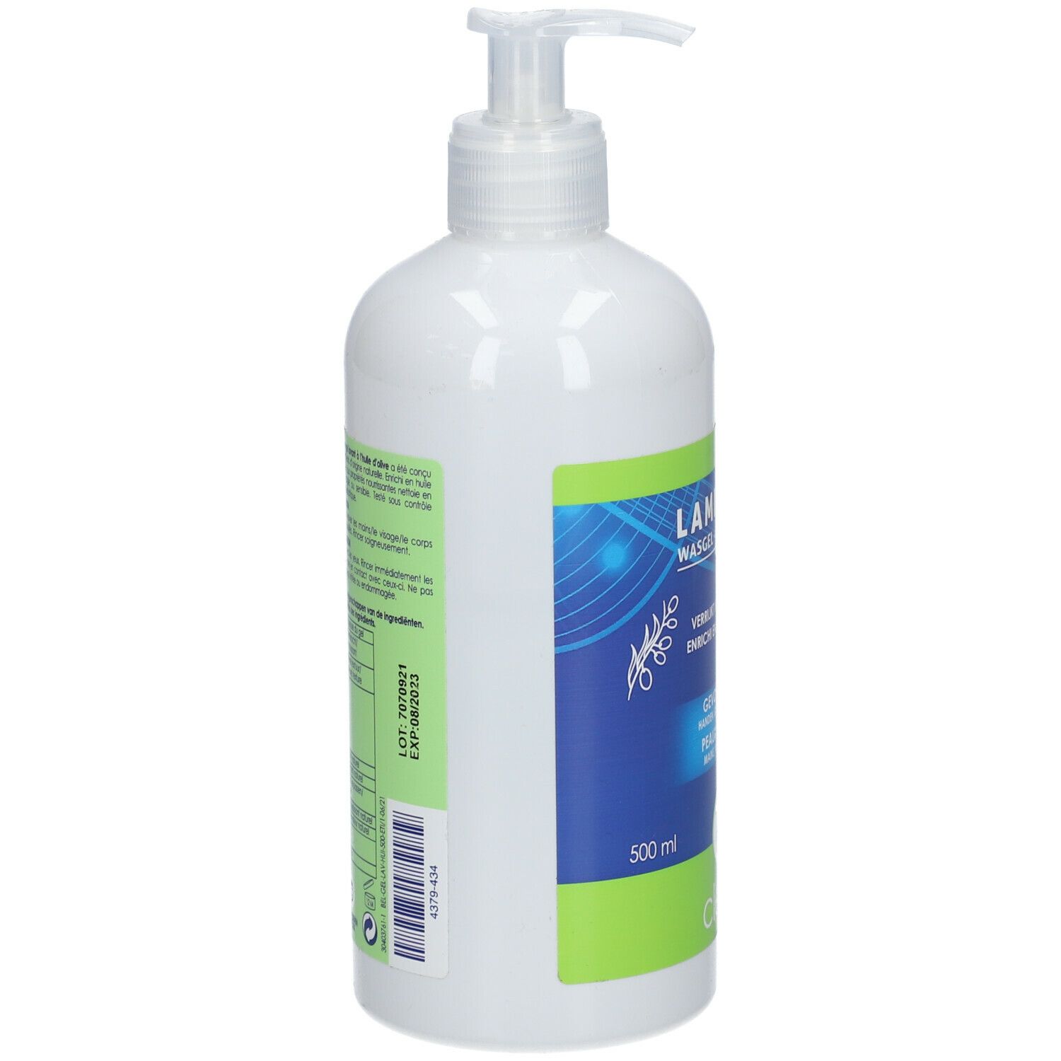 Lamiderm Clean Wasgel Verrijkt met Olijfolie