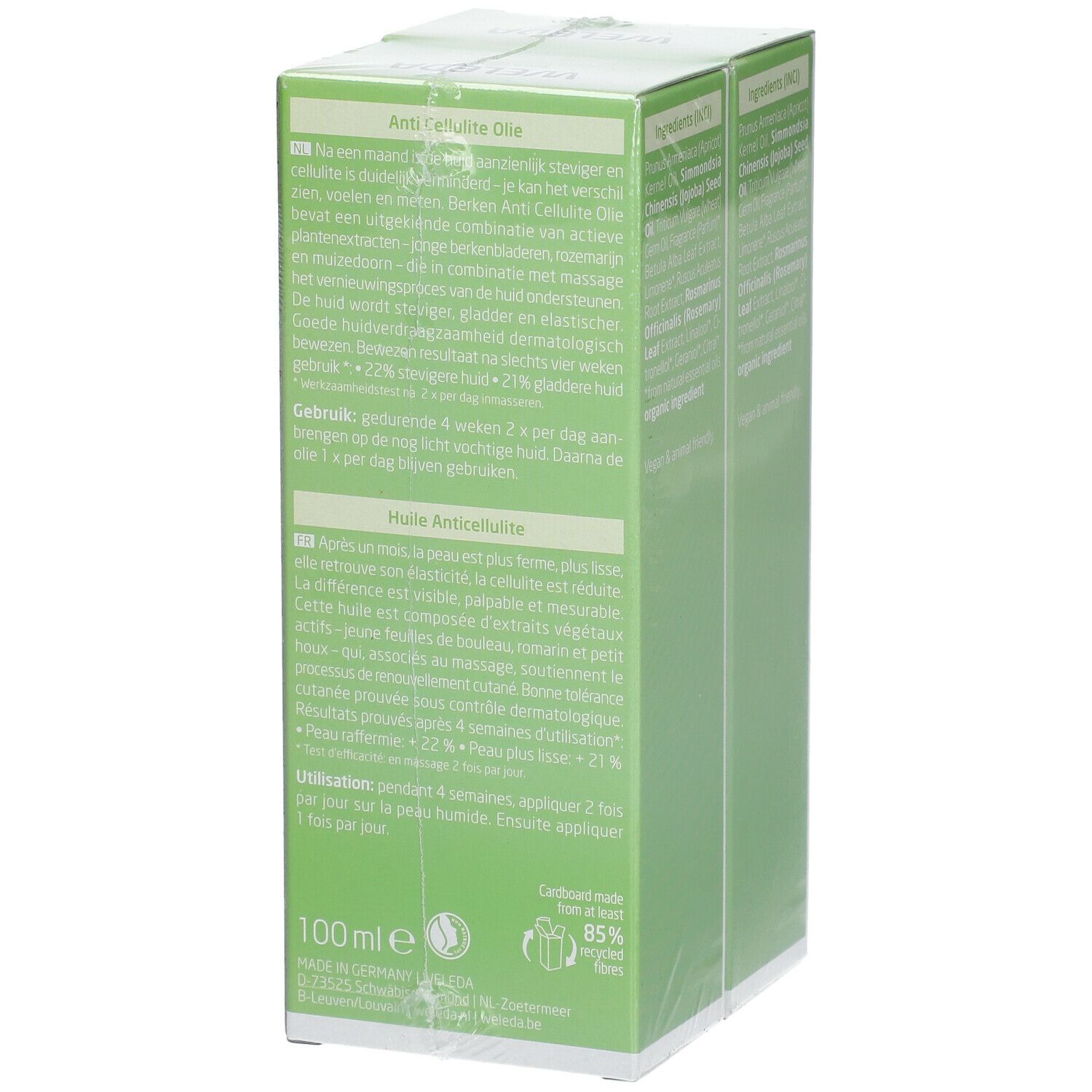 Weleda Bouleau Huile Anticellulite DUO Prix Réduit