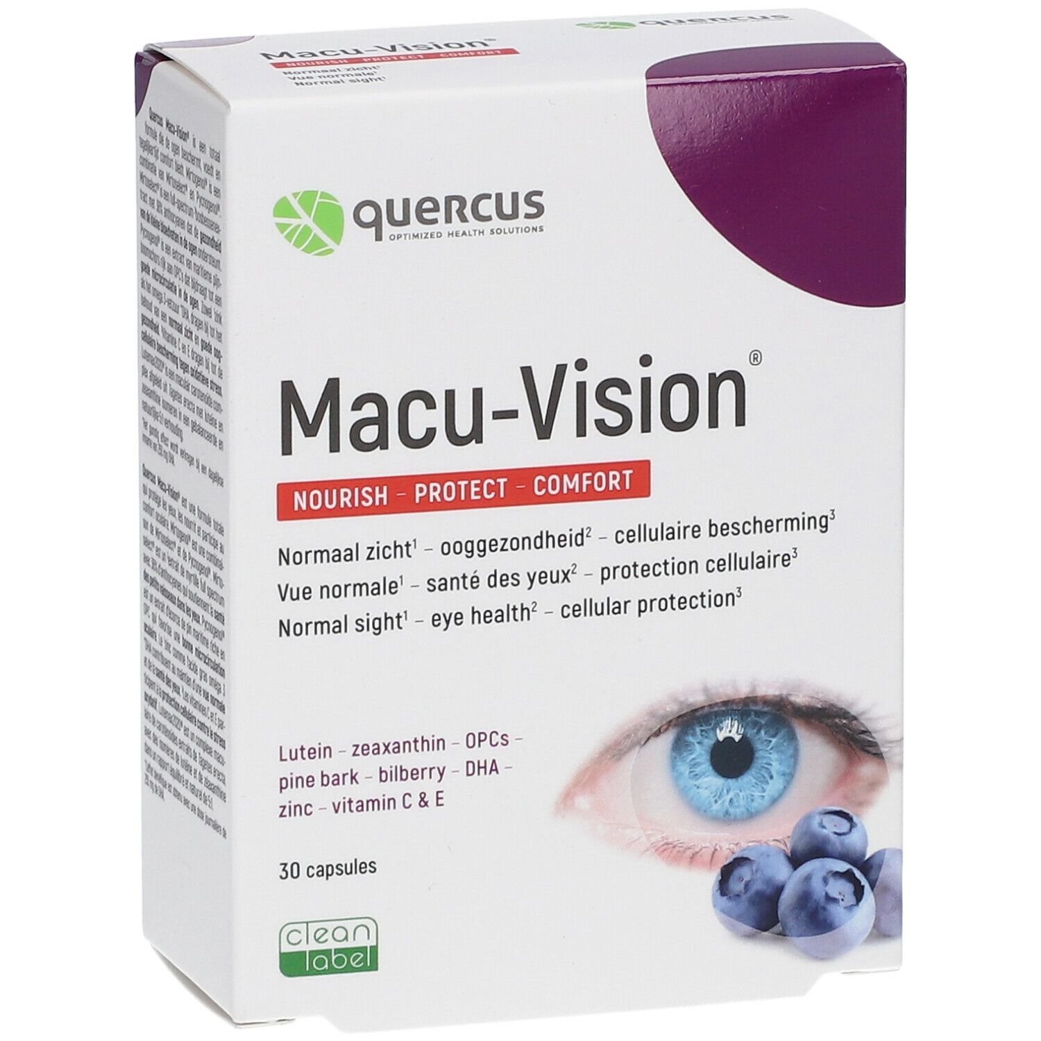 Quercus Macu-Vision® Nourish - Protect - Comfort