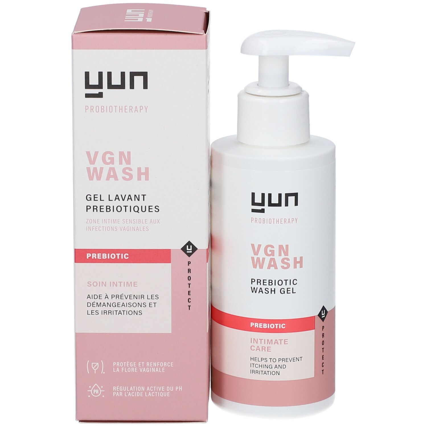 YUN VGN PREBIOTIC Gel Nettoyant intime prébiotique doux pour le microbome