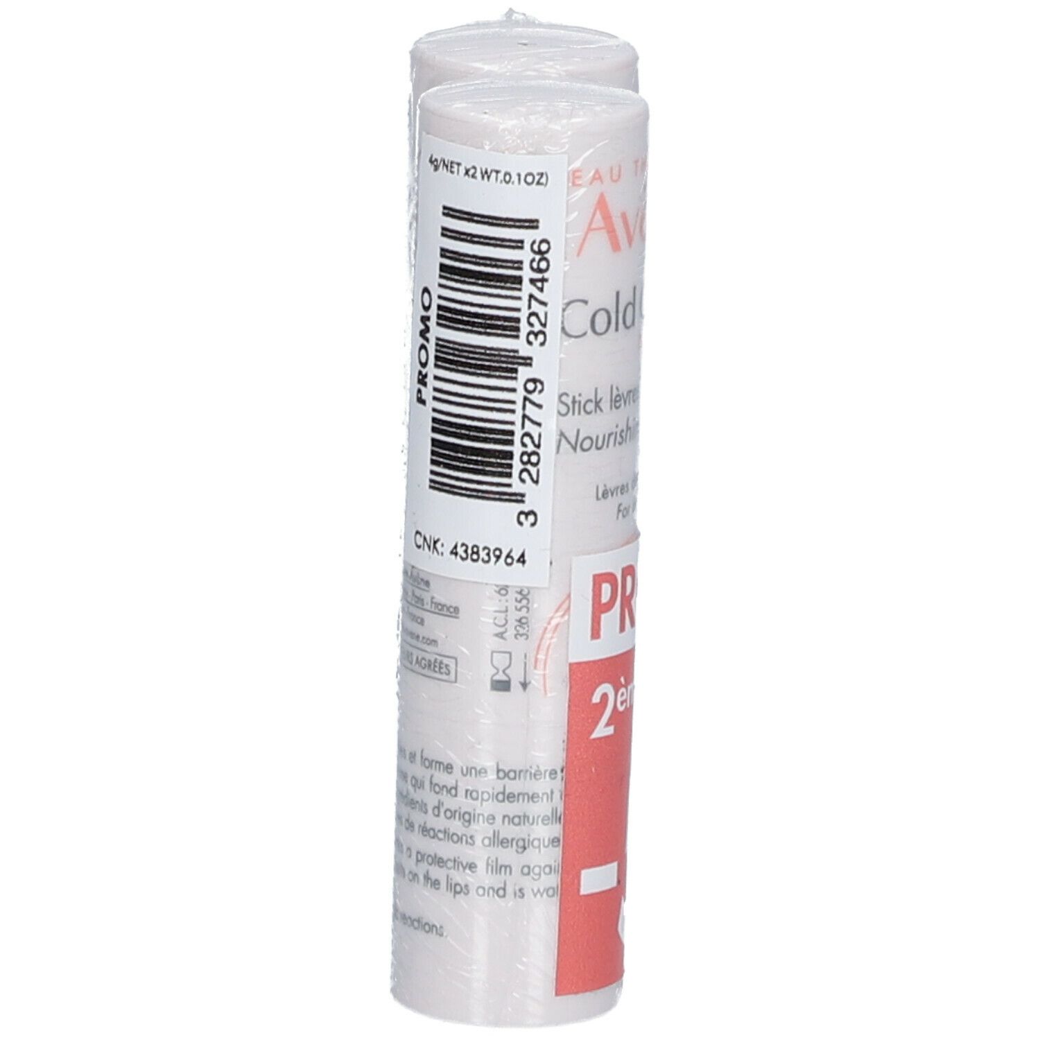 Avène Cold Cream Stick Lèvres Nourrissant DUO