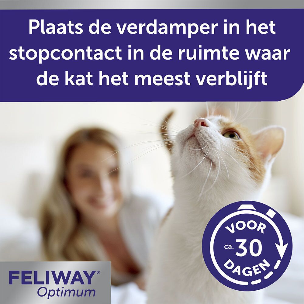 Feliway® Optimum Happy Family Navulling 3 Maanden