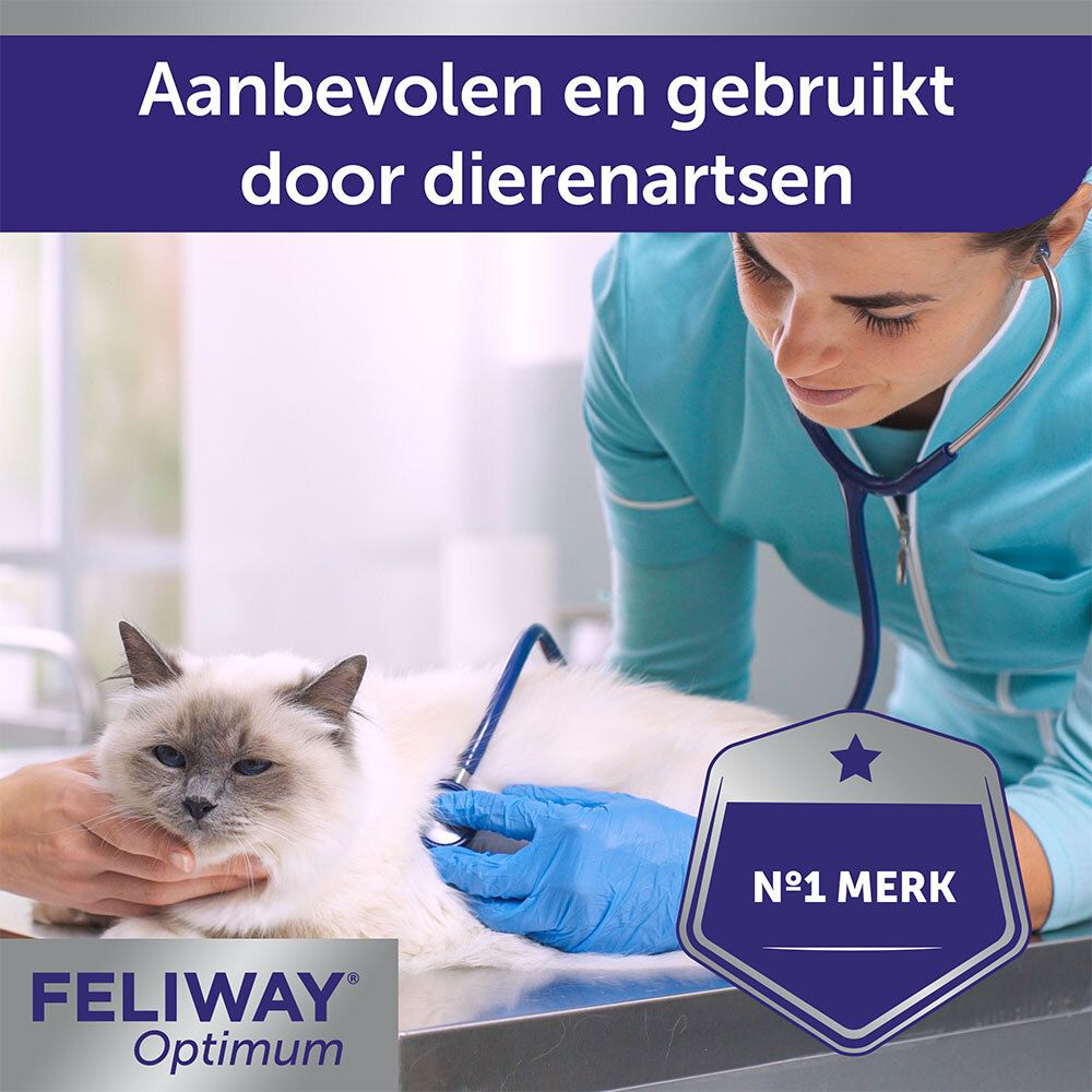 Feliway® Optimum Happy Family Navulling 3 Maanden