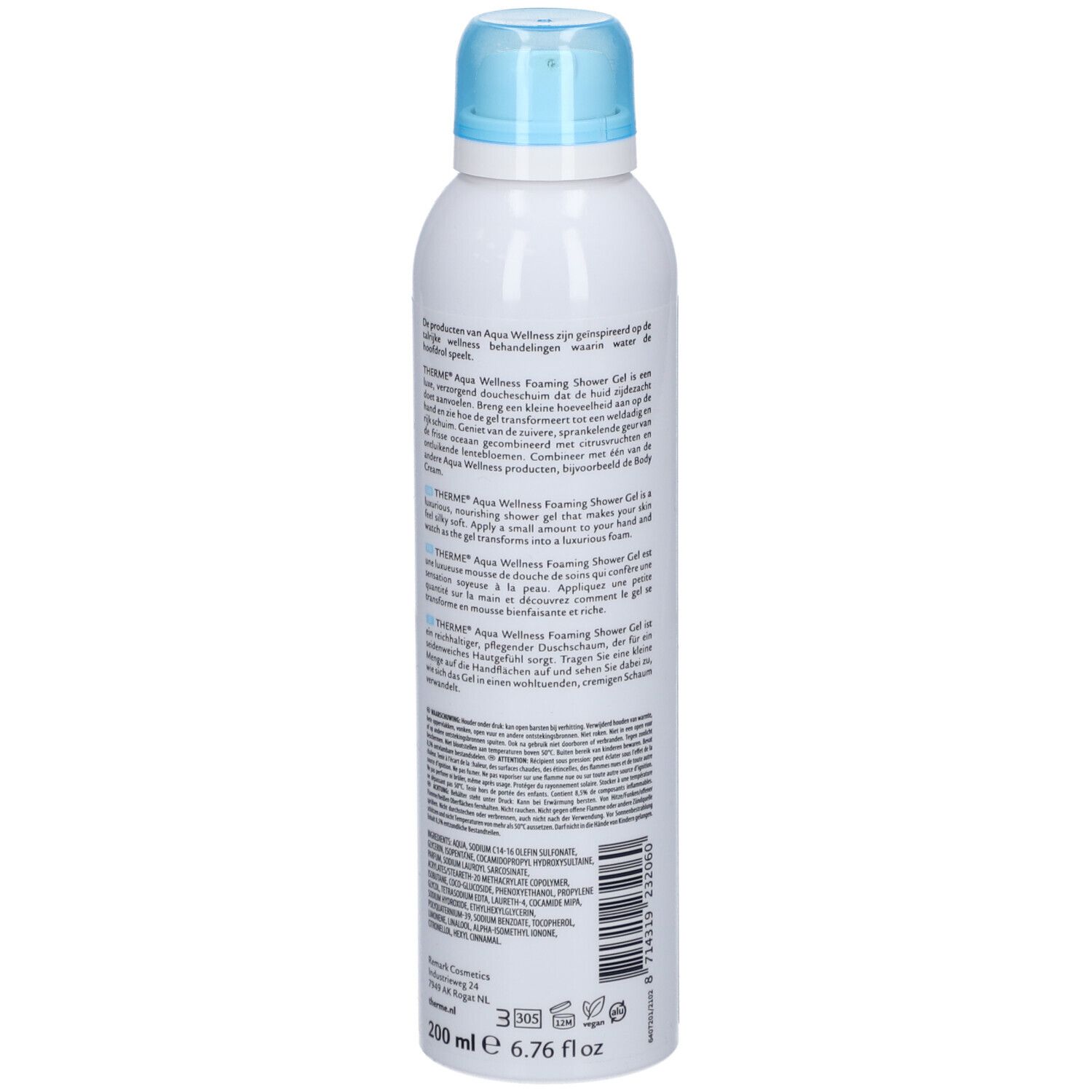 Therme Aqua Wellness Foaming Shower Gel