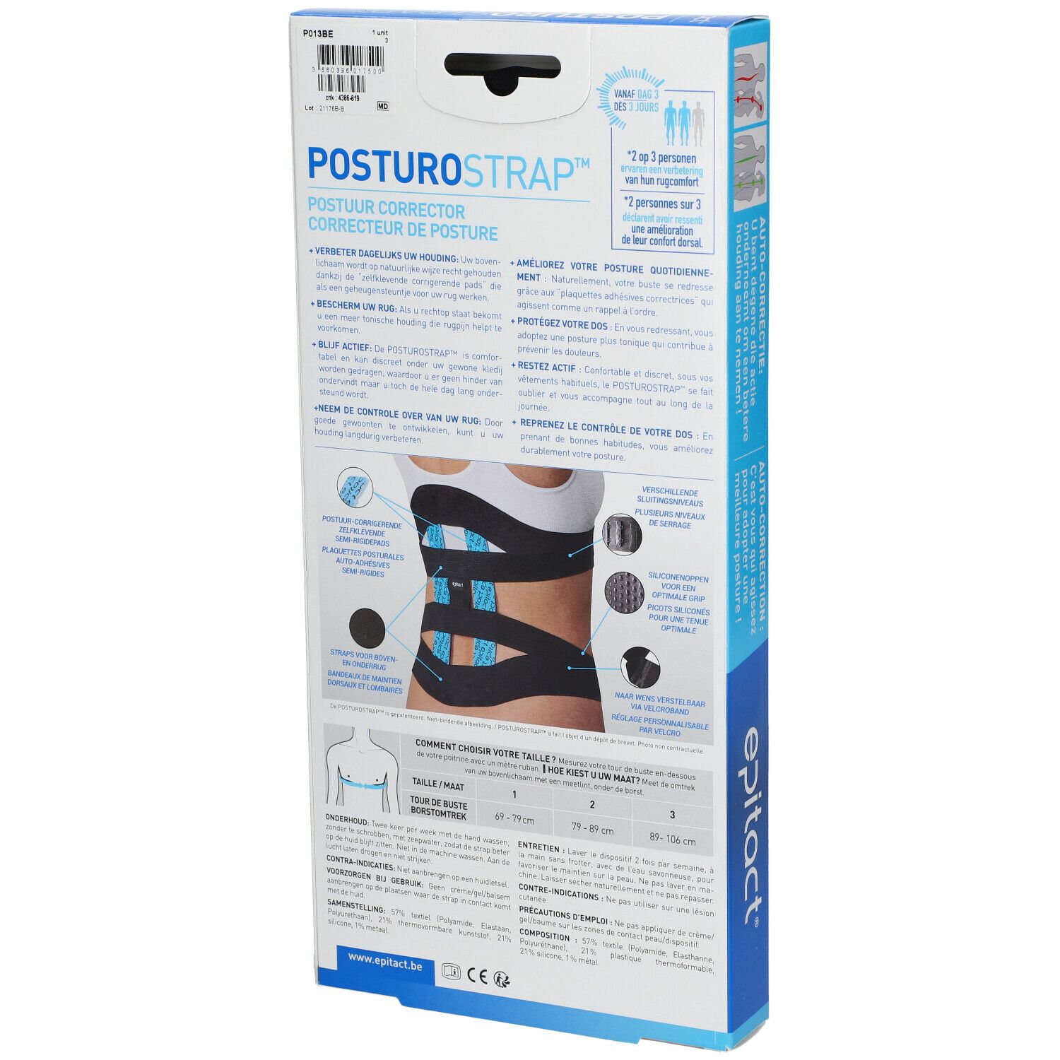 Epitact® Posturostrap™ Taille 3