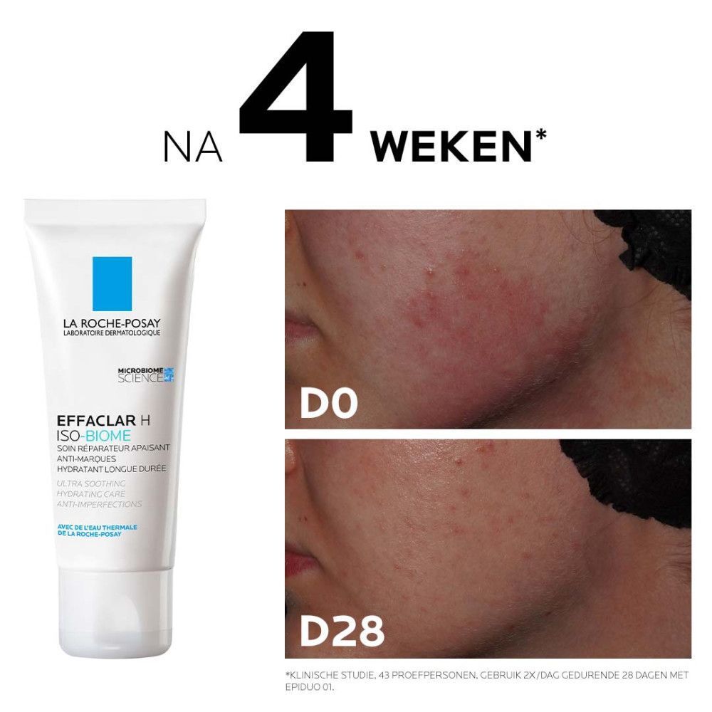 La Roche-Posay Effaclar H Iso-Biome Ultra-Verzachtende Herstellende Anti-Imperfecties Verzorging