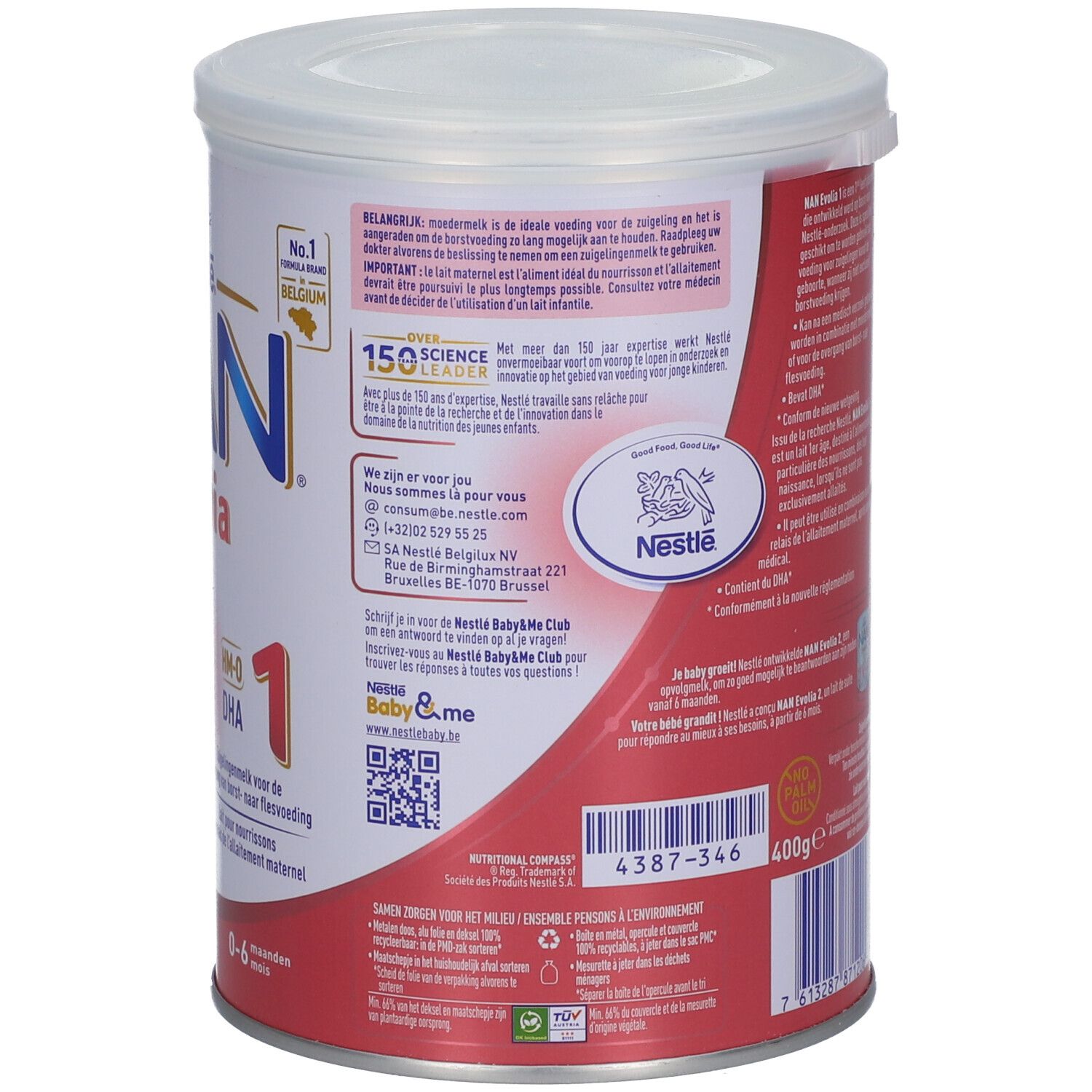 Nestlé NAN Evolia 1