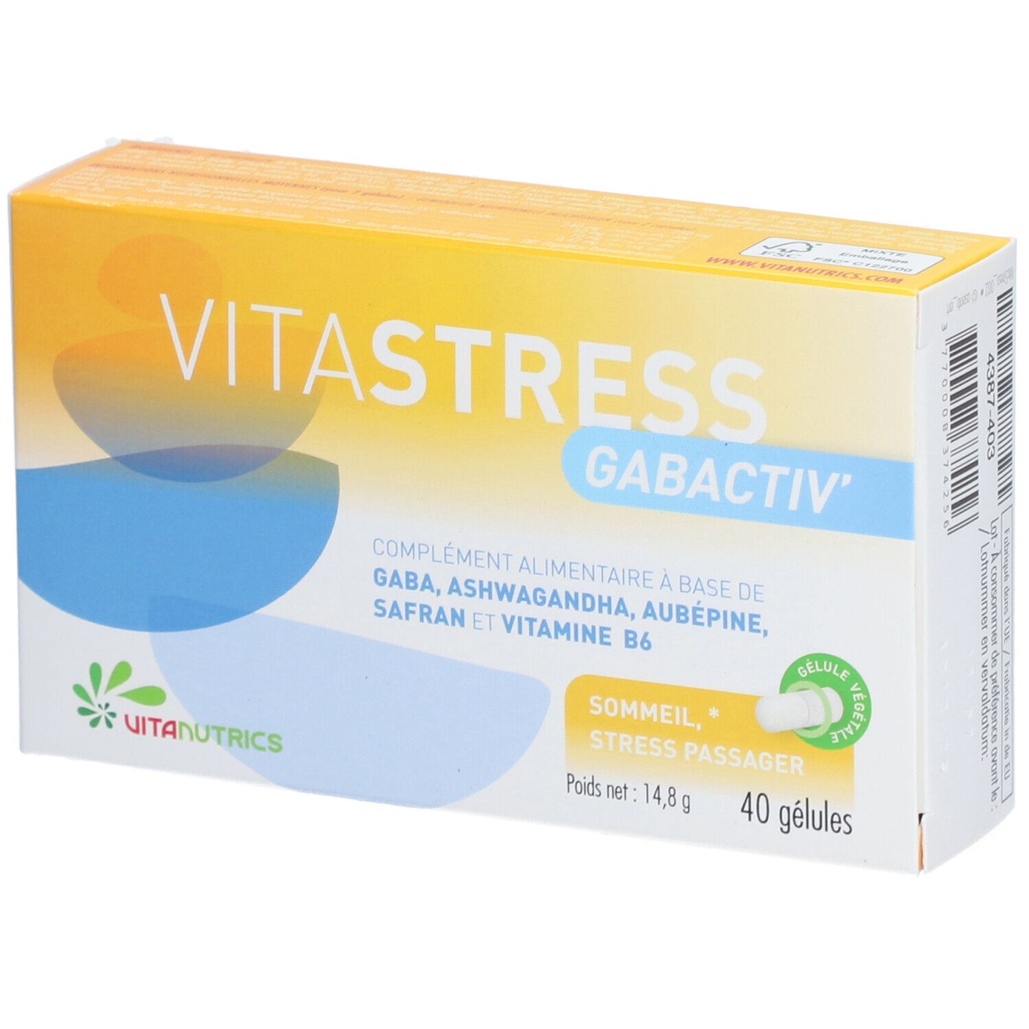 Vitastress Gabactiv 40 St Farmaline