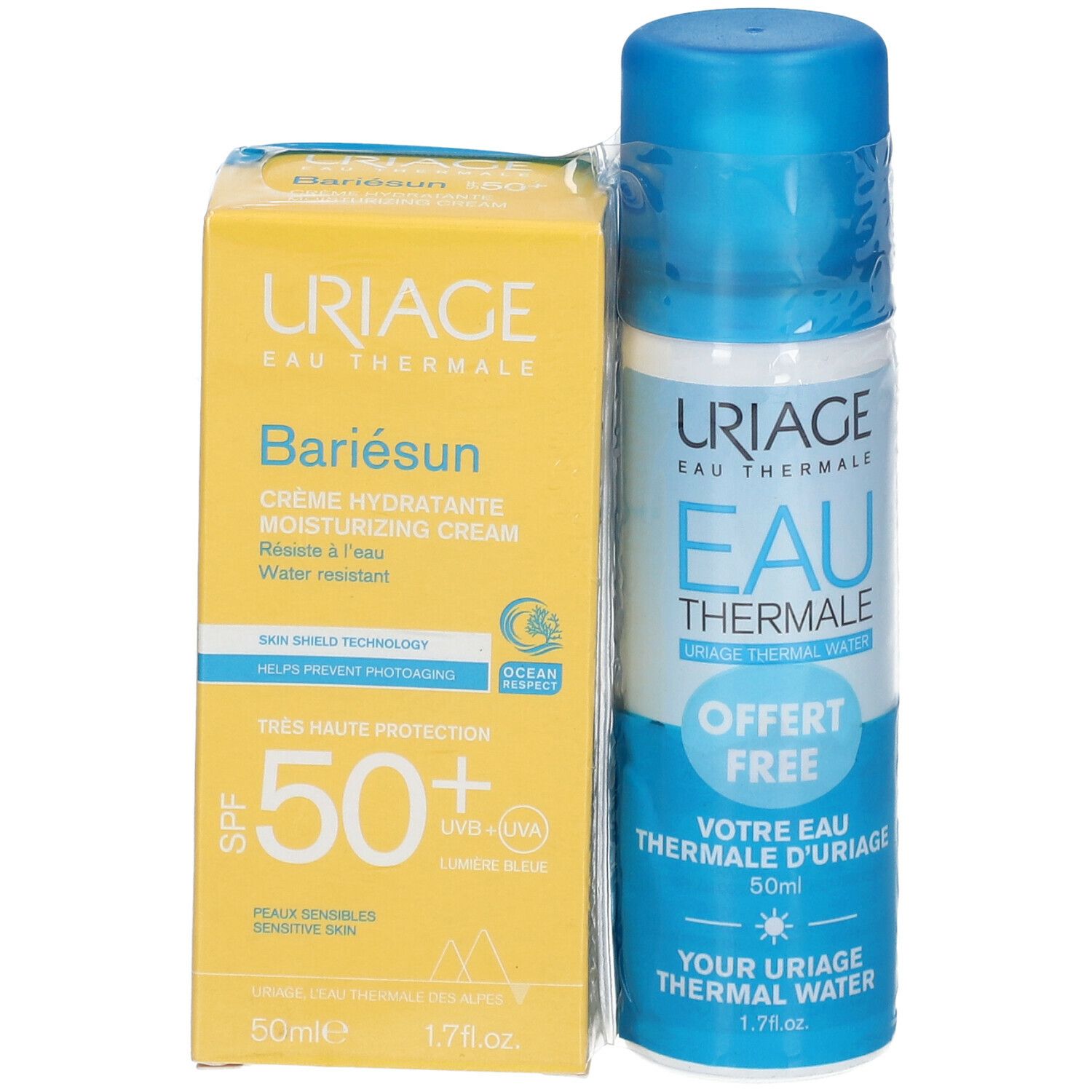 Uriage Bariésun Crème SPF50+ + Eau Thermale GRATUIT