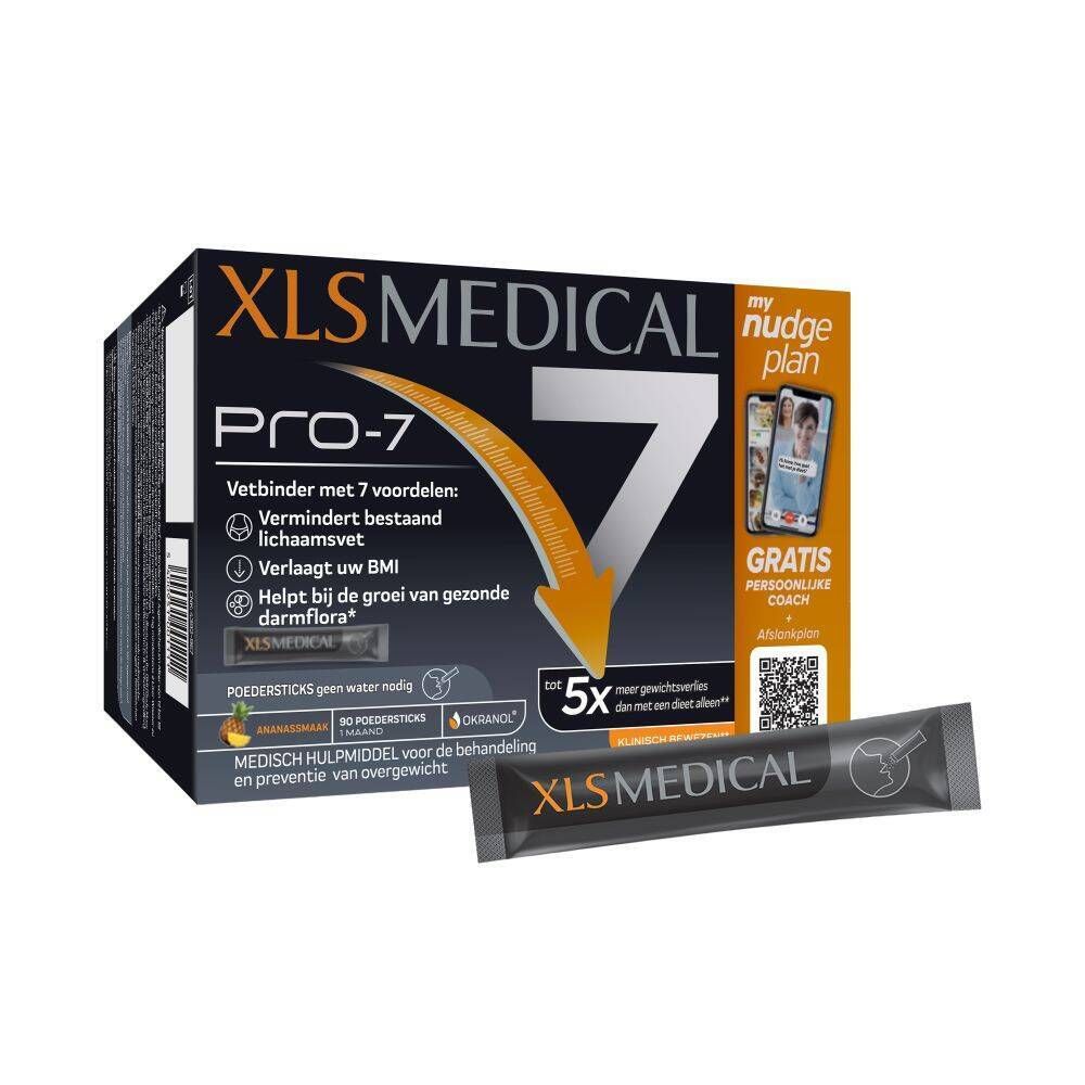 XLS Medical Pro-7 Sticks de Poudre - COACH PERSONNEL GRATUIT + Plan d’Amincissement