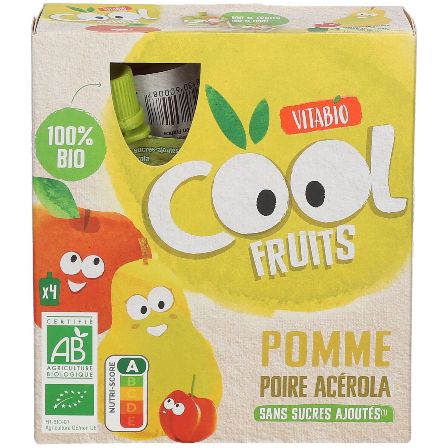 Vitabio Cool Fruits Appel - Peer Bio