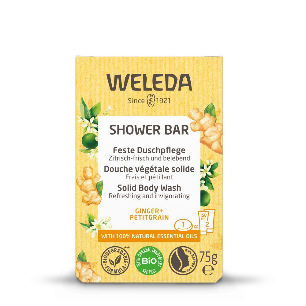 Weleda Douche Végétale Solide Ginger & Petit Grain