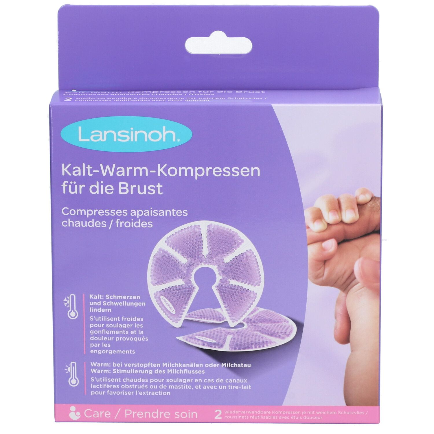 Lansinoh TheraPearl 3 in 1 Hot or Cold Breast Therapy