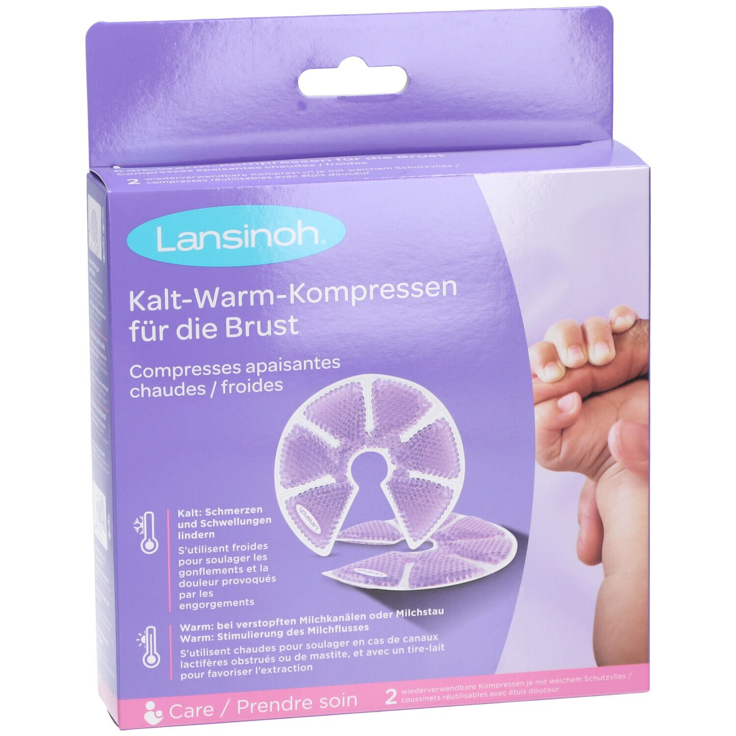 Lansinoh TheraPearl 3 in 1 Hot or Cold Breast Therapy