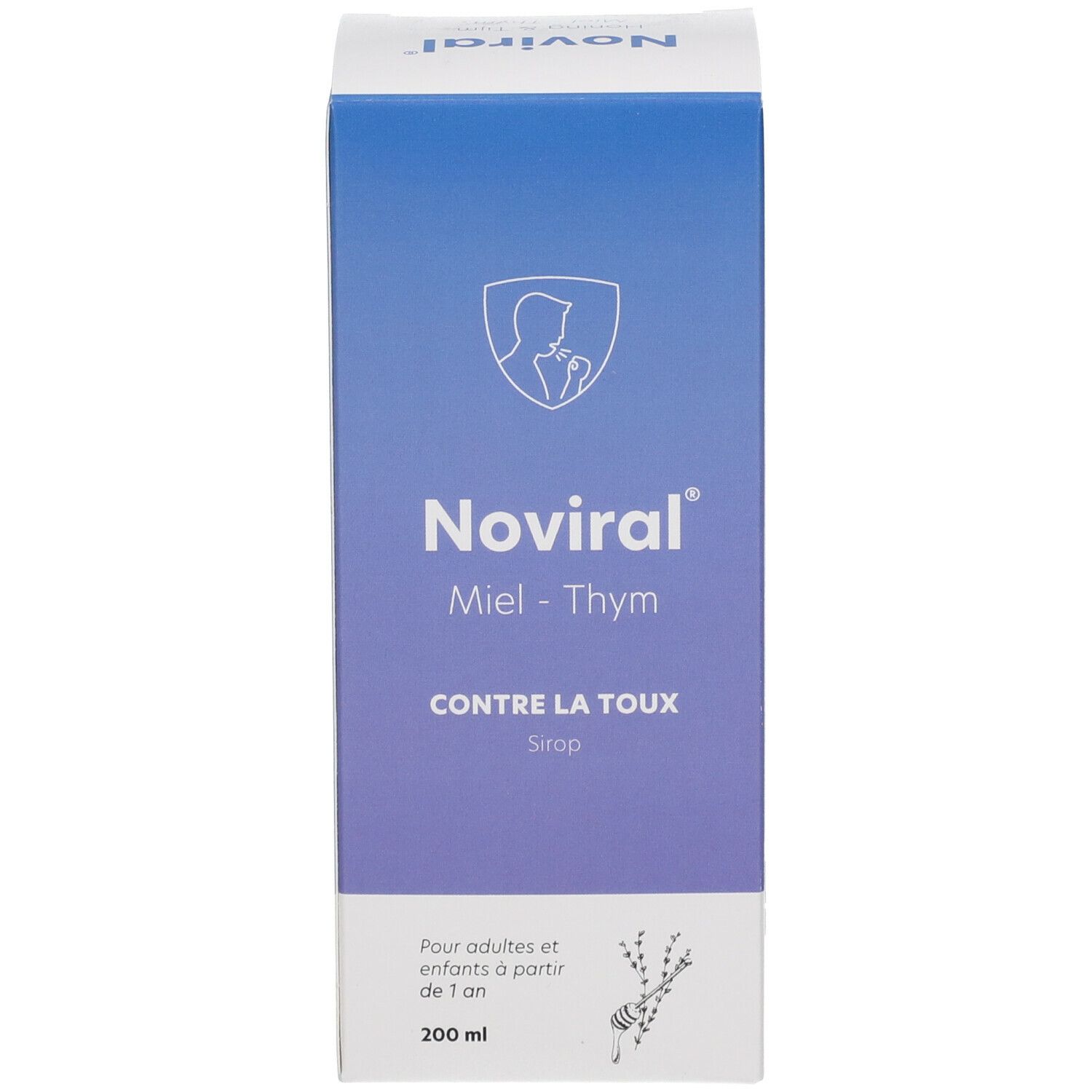 Noviral Contre la Toux - Sirop de Miel et de Thym