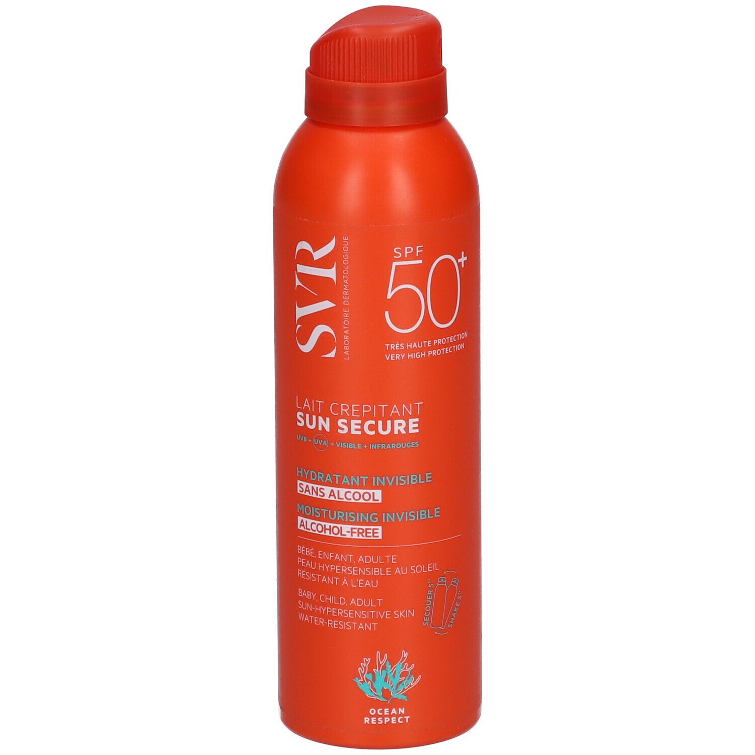 SVR Sun Secure Lait Crépitant Spray SPF50+