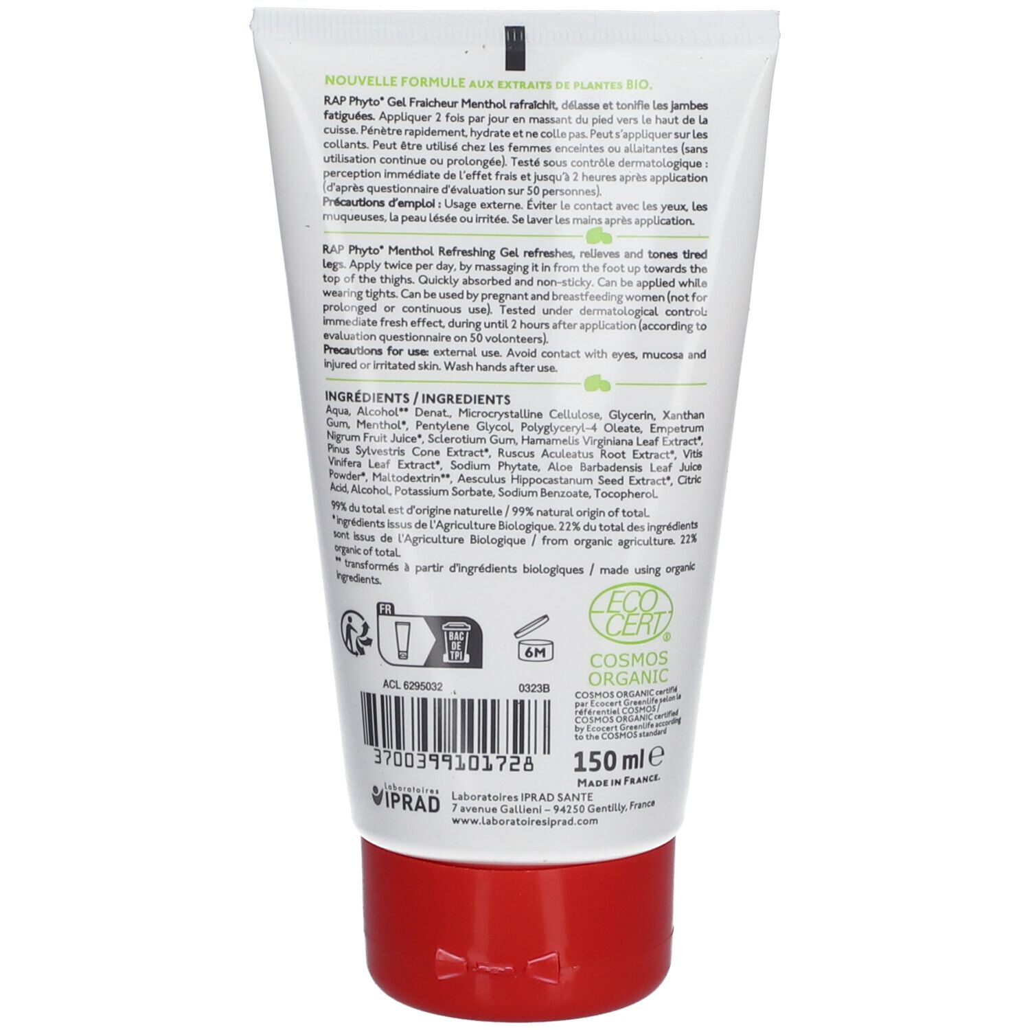 Rap Phyto® Gel Fraîcheur Jambes Légères