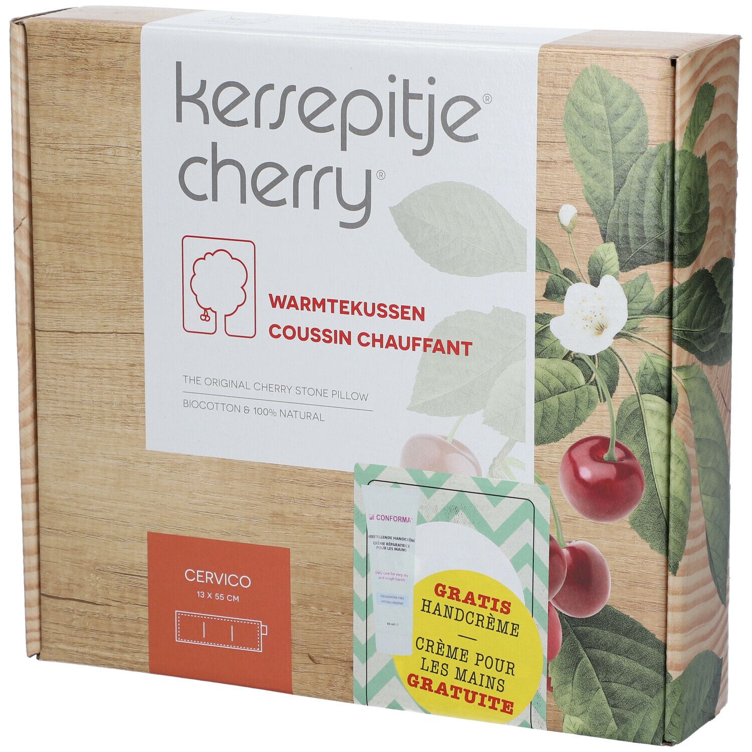 Kersepitje Cervico + Crème pour les Mains GRATUITEMENT