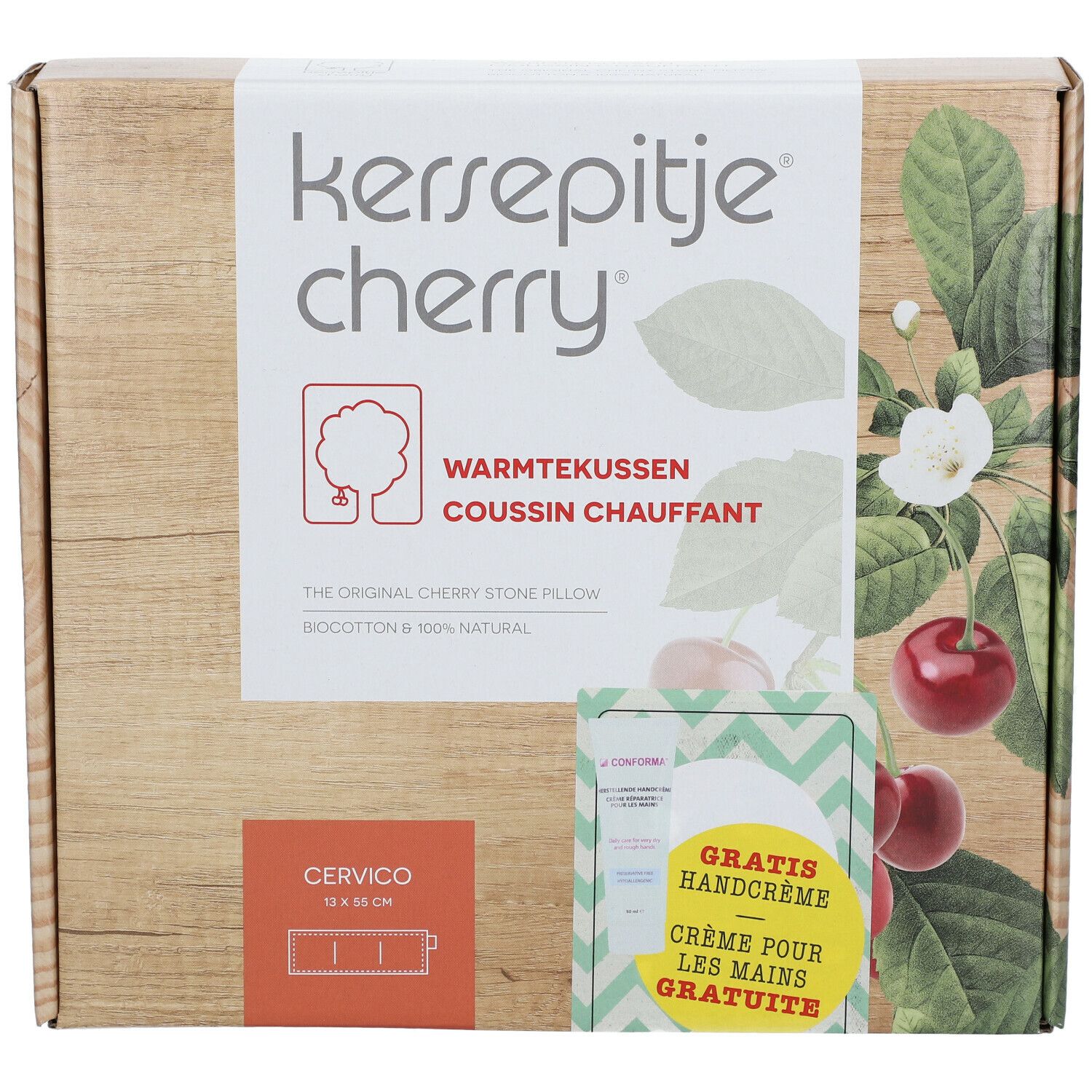 Kersepitje Cervico + Crème pour les Mains GRATUITEMENT