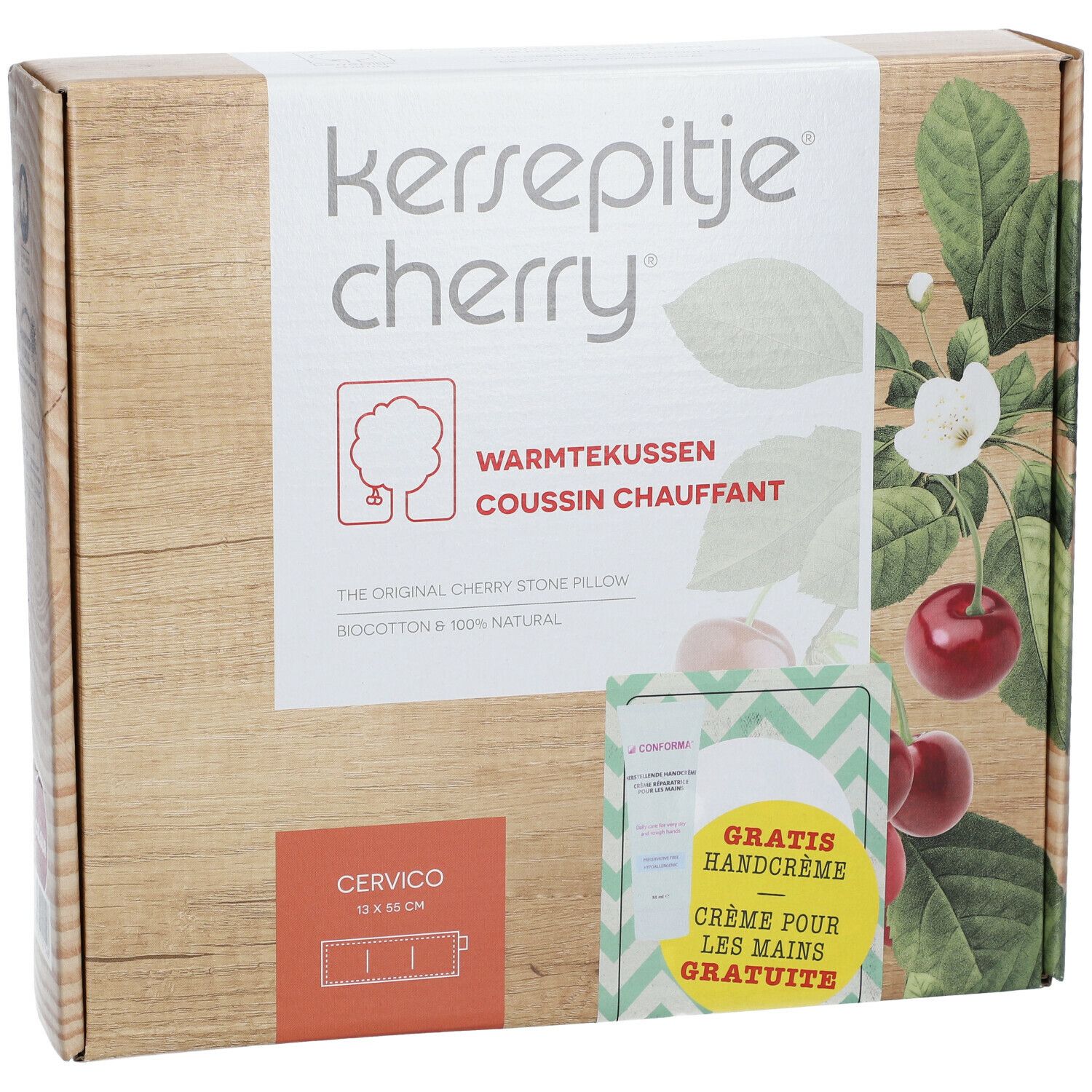 Kersepitje Cervico + Crème pour les Mains GRATUITEMENT