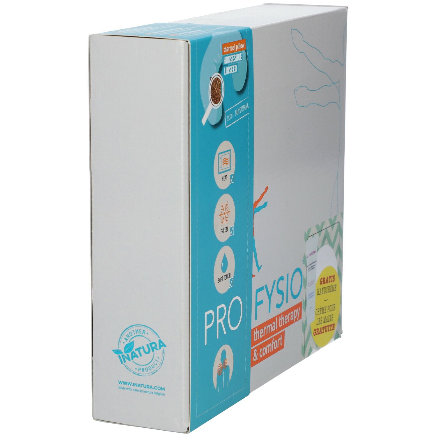 ProFysio Coussin Graine De Lin Modèle Fer à Cheval + Crème pour les Mains GRATUITEMENT