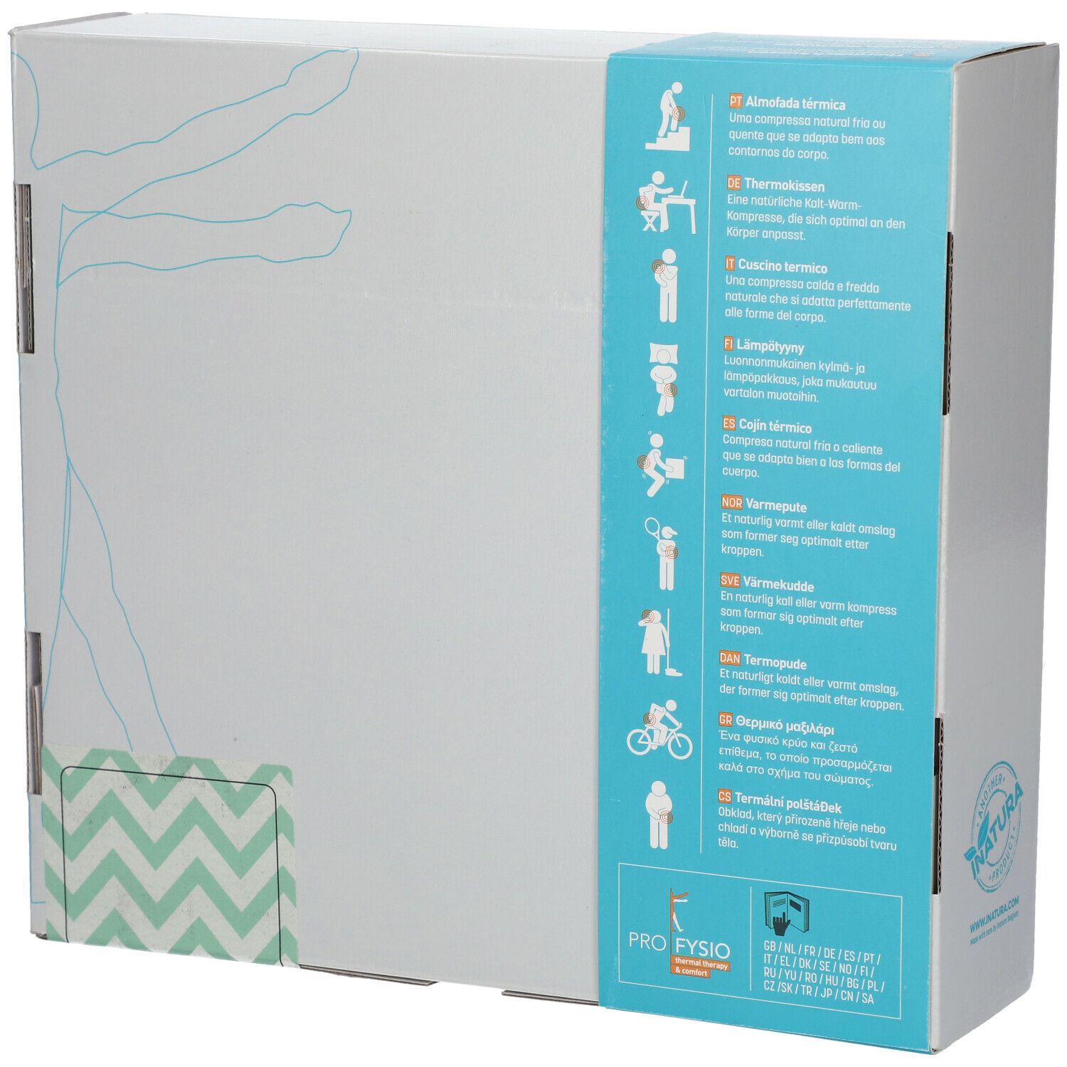 ProFysio Coussin Graine De Lin Modèle Fer à Cheval + Crème pour les Mains GRATUITEMENT