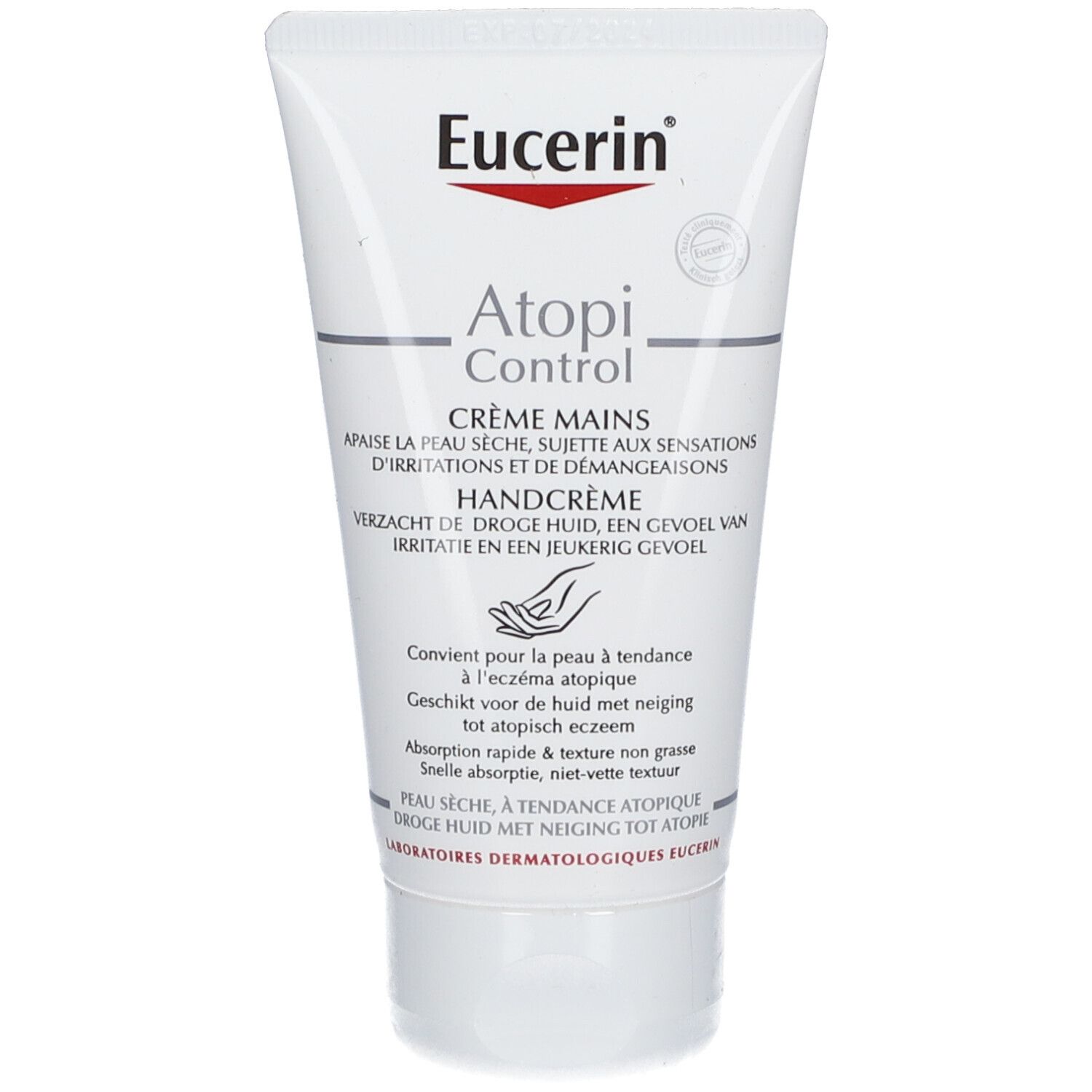 Eucerin AtopiControl Handcrème Droge Huid met Neiging tot Atopie 75 ml Farmaline