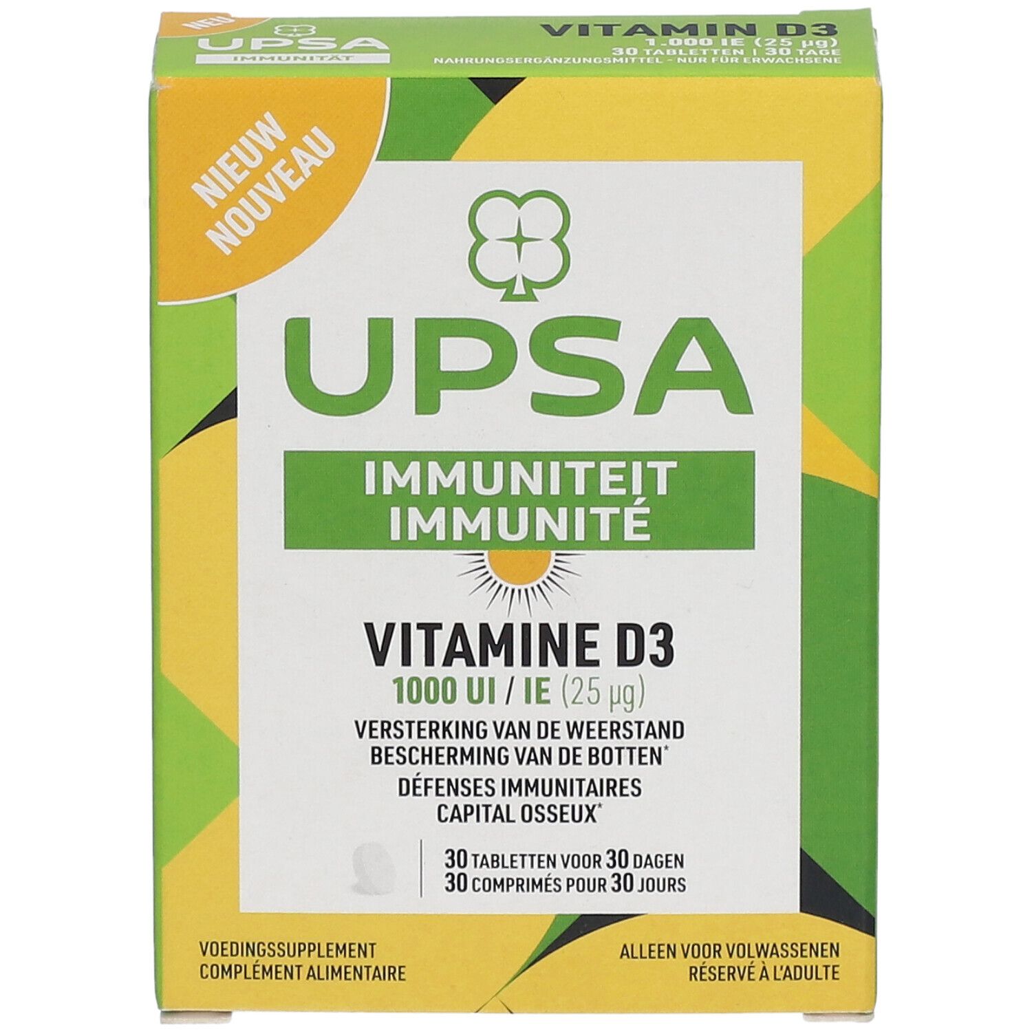 UPSA-D Immunity Vitamine D3 1000UI / EI