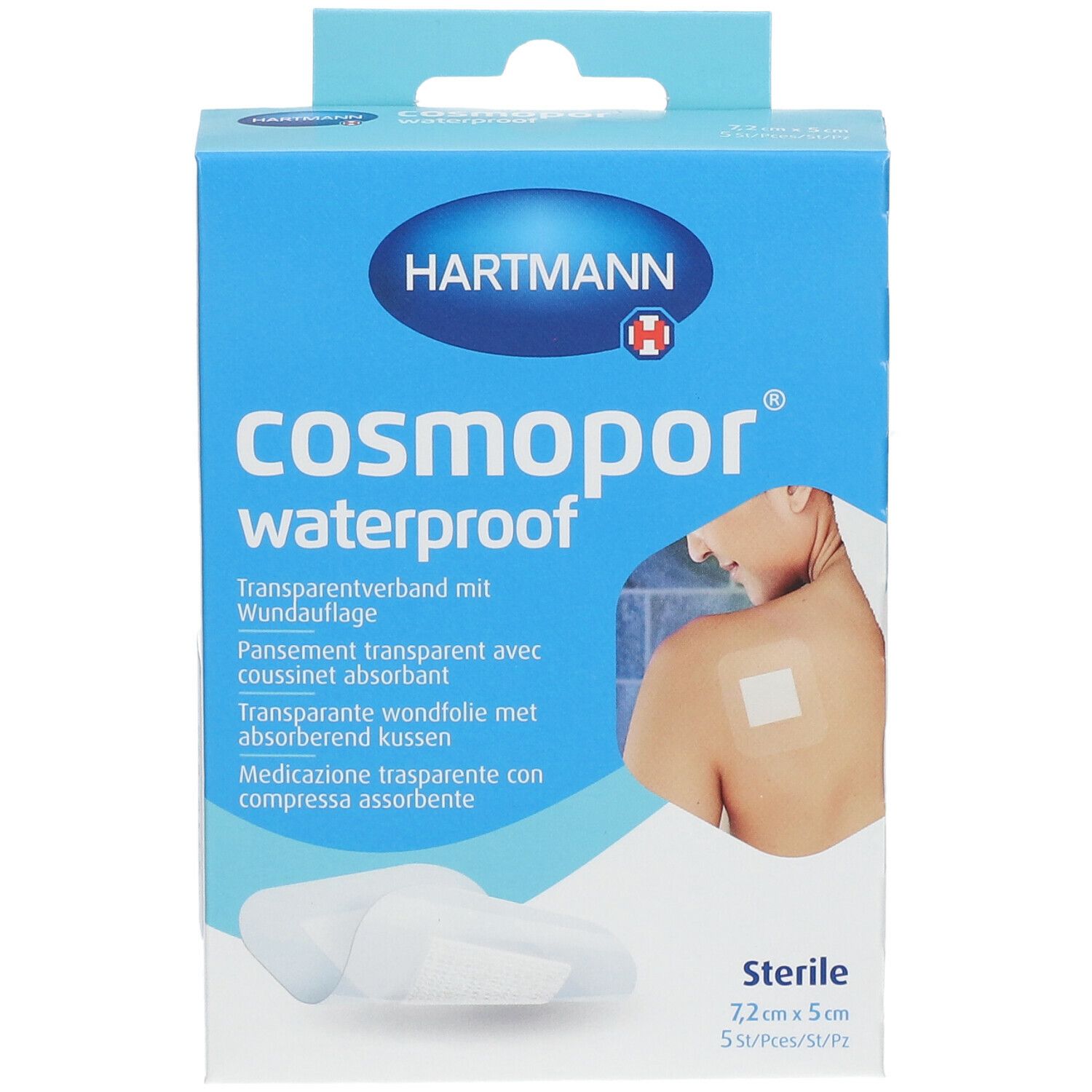 Hartmann Cosmopor® Pansement Waterproof 7,2 cm x 5 cm 901980