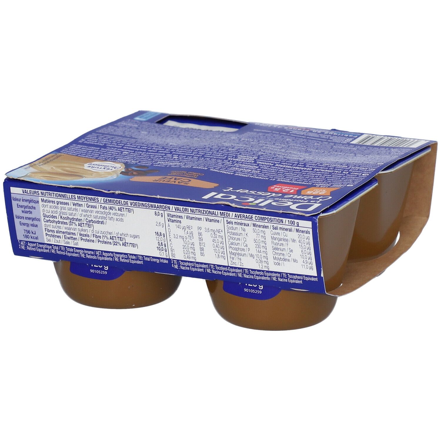 Delical La Floridine Creme Dessert Koffie