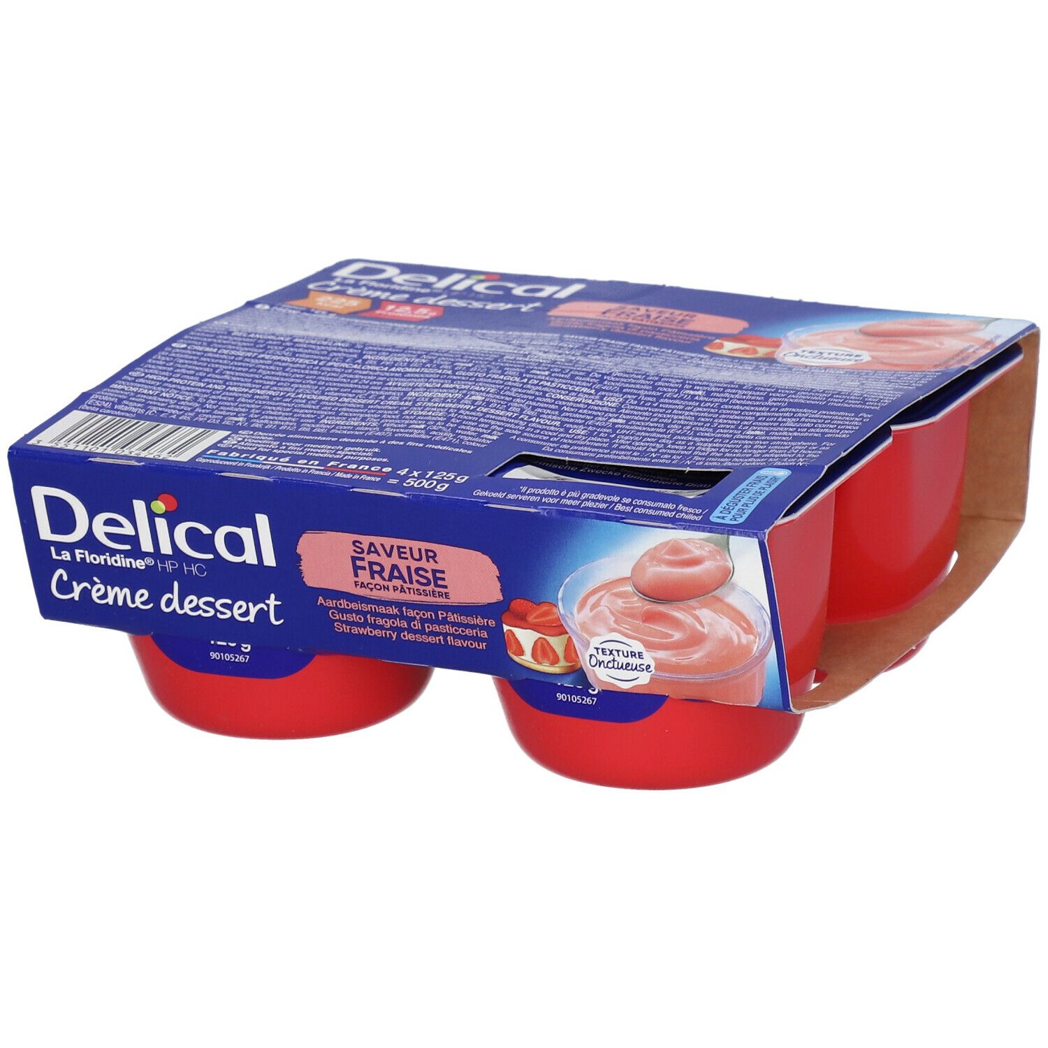 Delical La Floridine Creme Dessert Aardbei