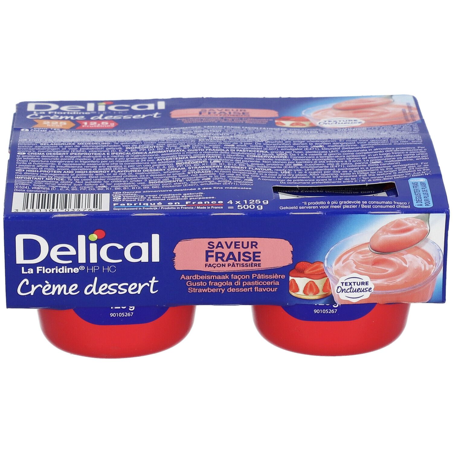 Delical La Floridine Creme Dessert Aardbei