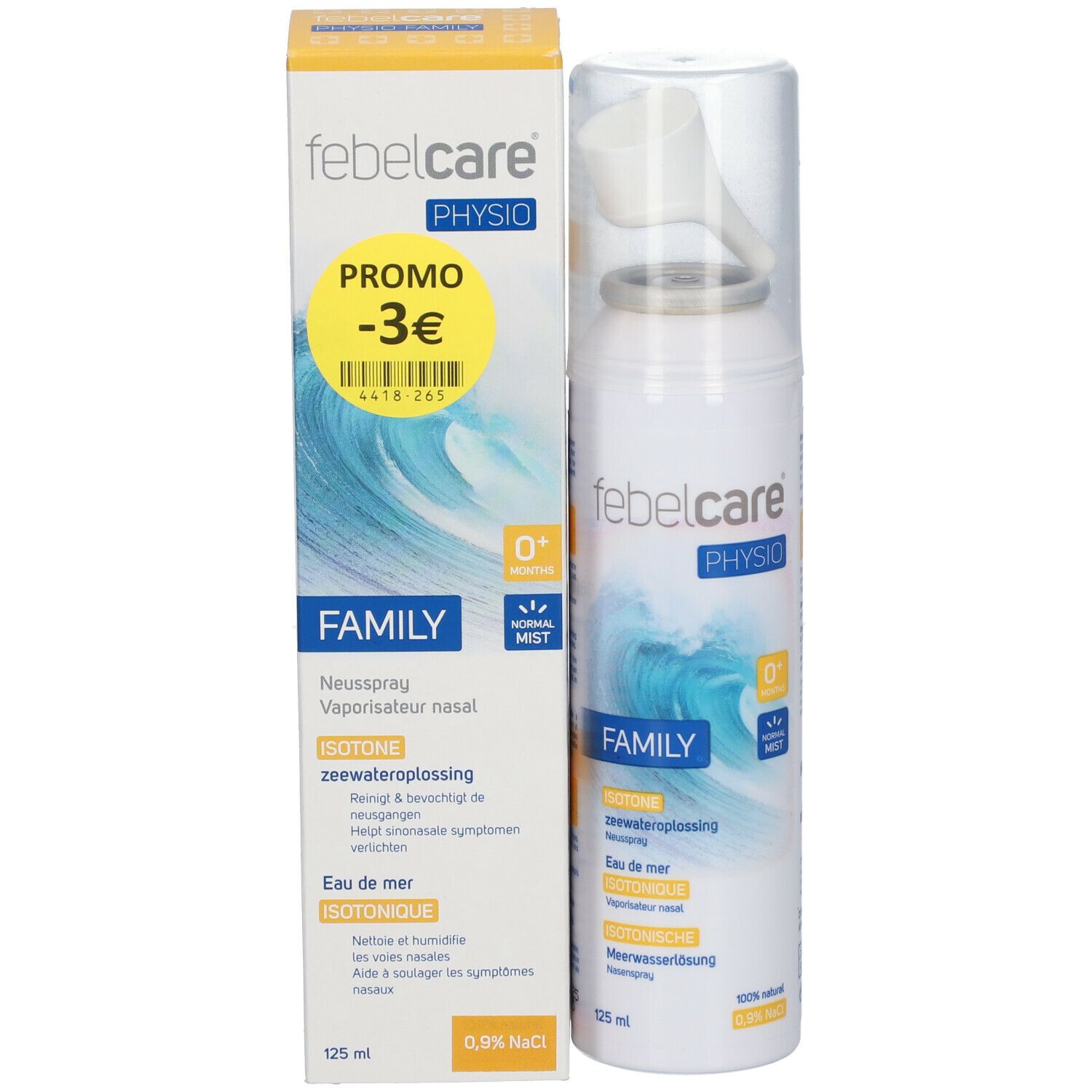 Febelcare Physio Family Iso Neusspray Verlaagde Prijs PROMO