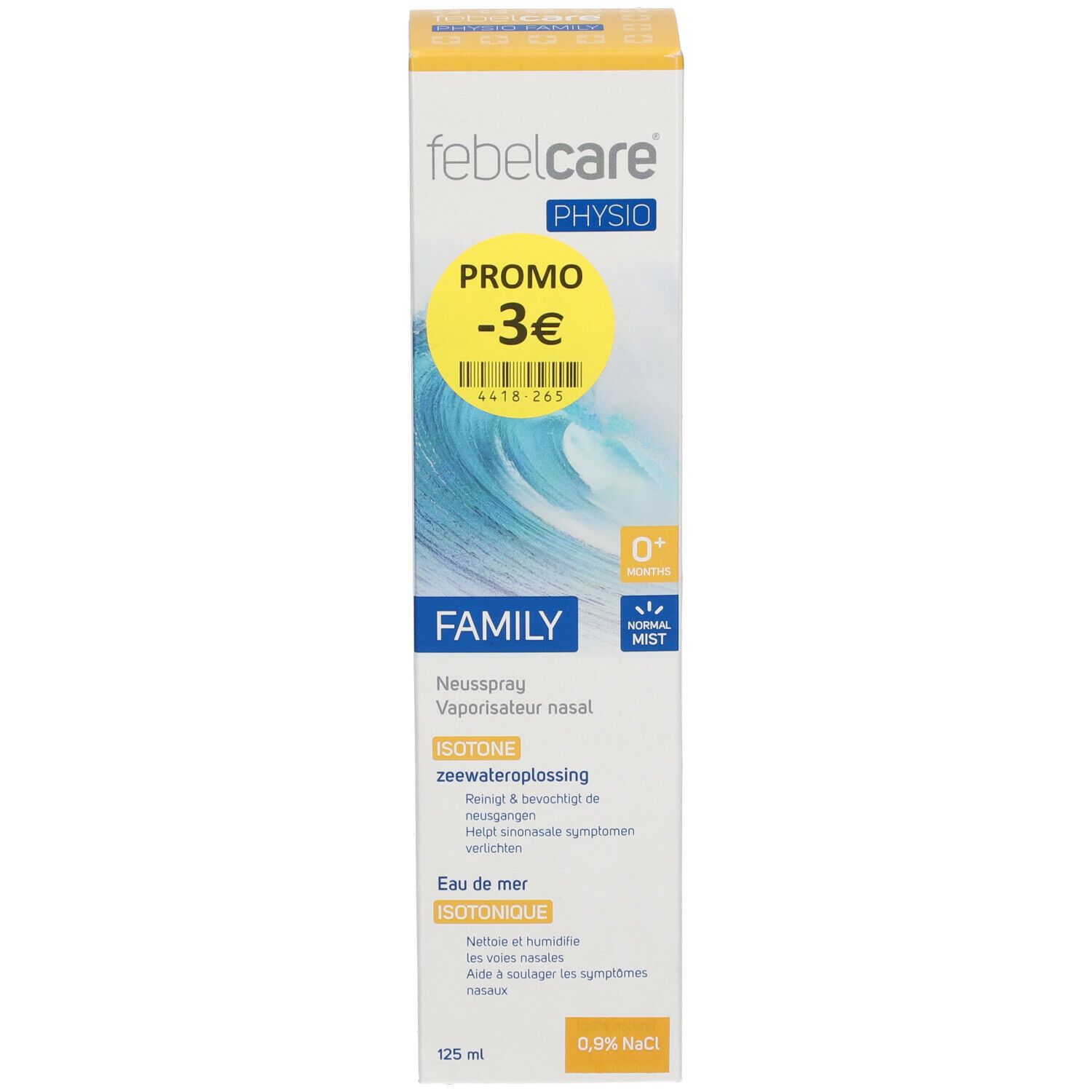 Febelcare Physio Family Iso Neusspray Verlaagde Prijs PROMO