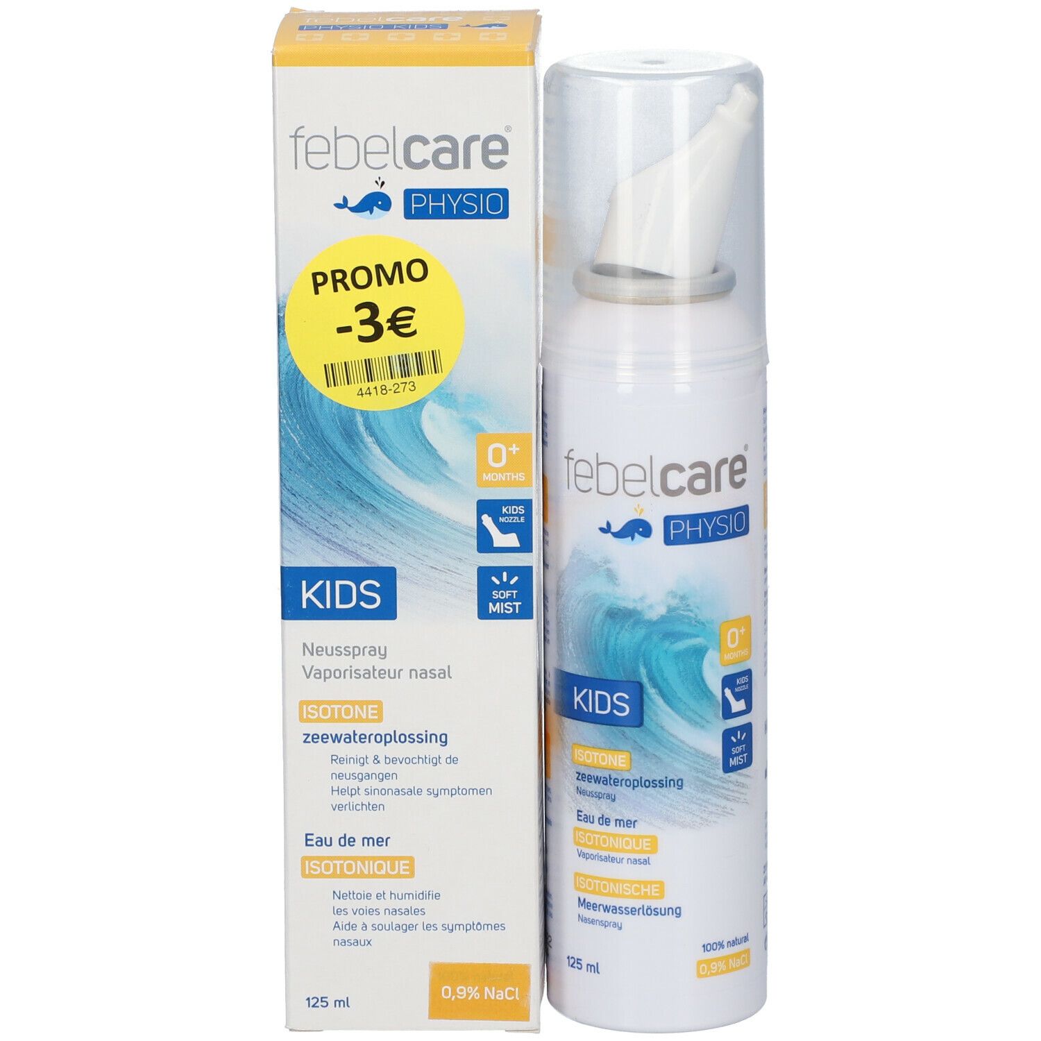 Febelcare Physio Kids Iso Neusspray Verlaagde Prijs PROMO