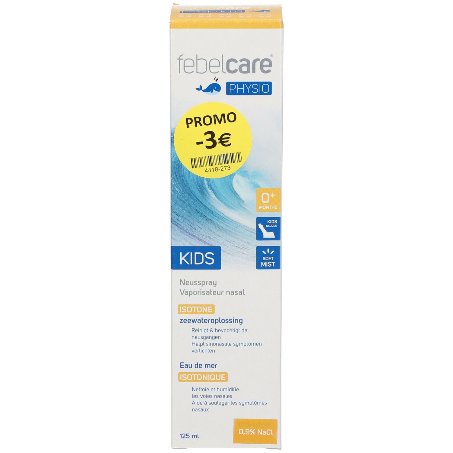 Febelcare Physio Kids Iso Neusspray Verlaagde Prijs PROMO