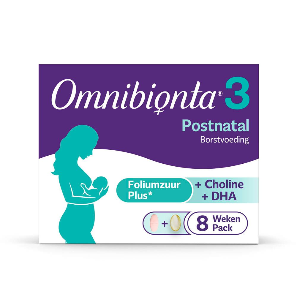 Omnibionta® Postnatal 3 | Voedingssupplement voor borstvoeding | 8 weken