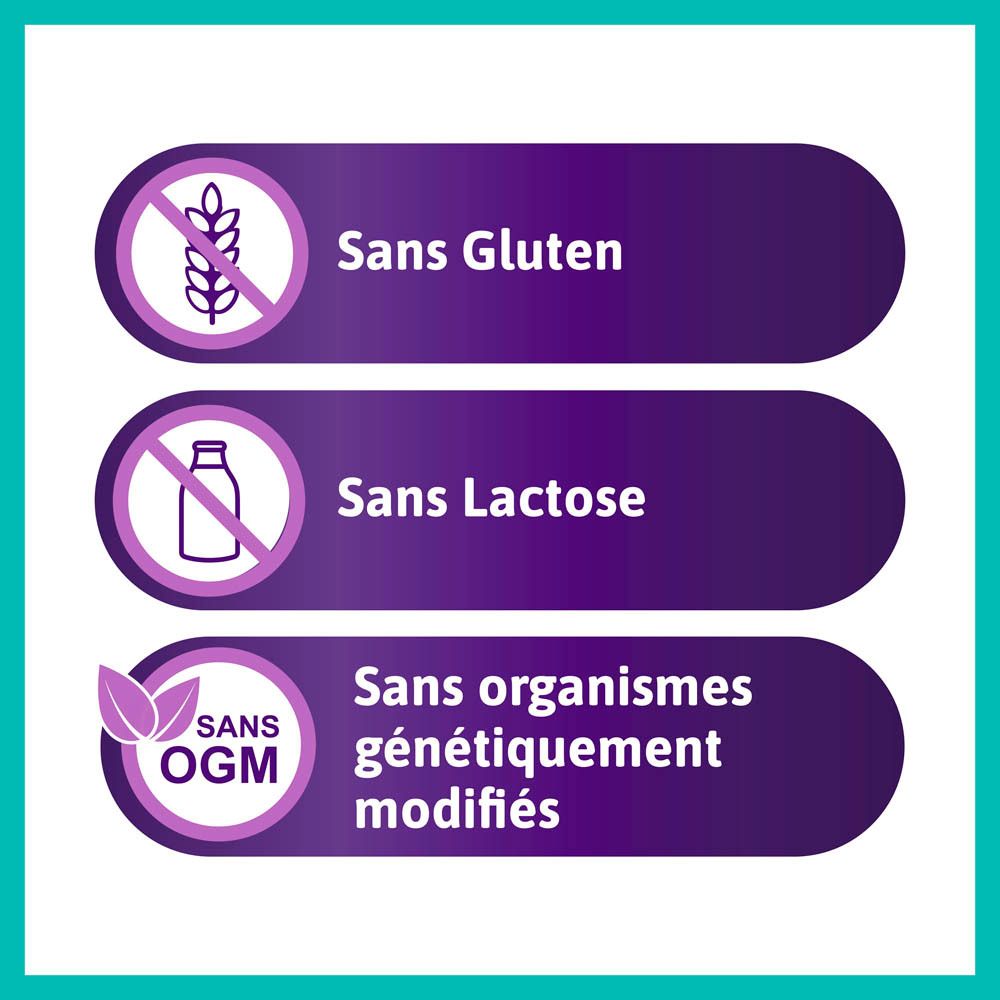 Boîte Omnibionta 3. Texte : Acide folique Plus, Choline. Contient comprimés et gélules.