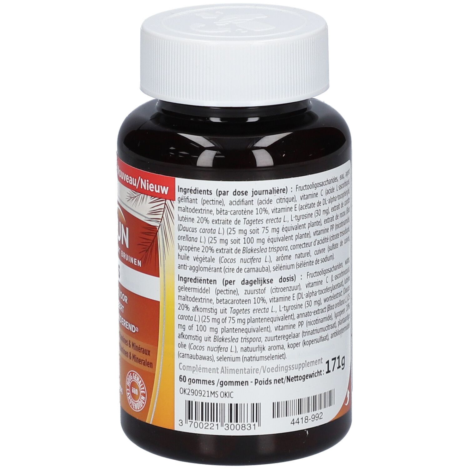 Forté Pharma Fortésun Expert Bronzage Gummies