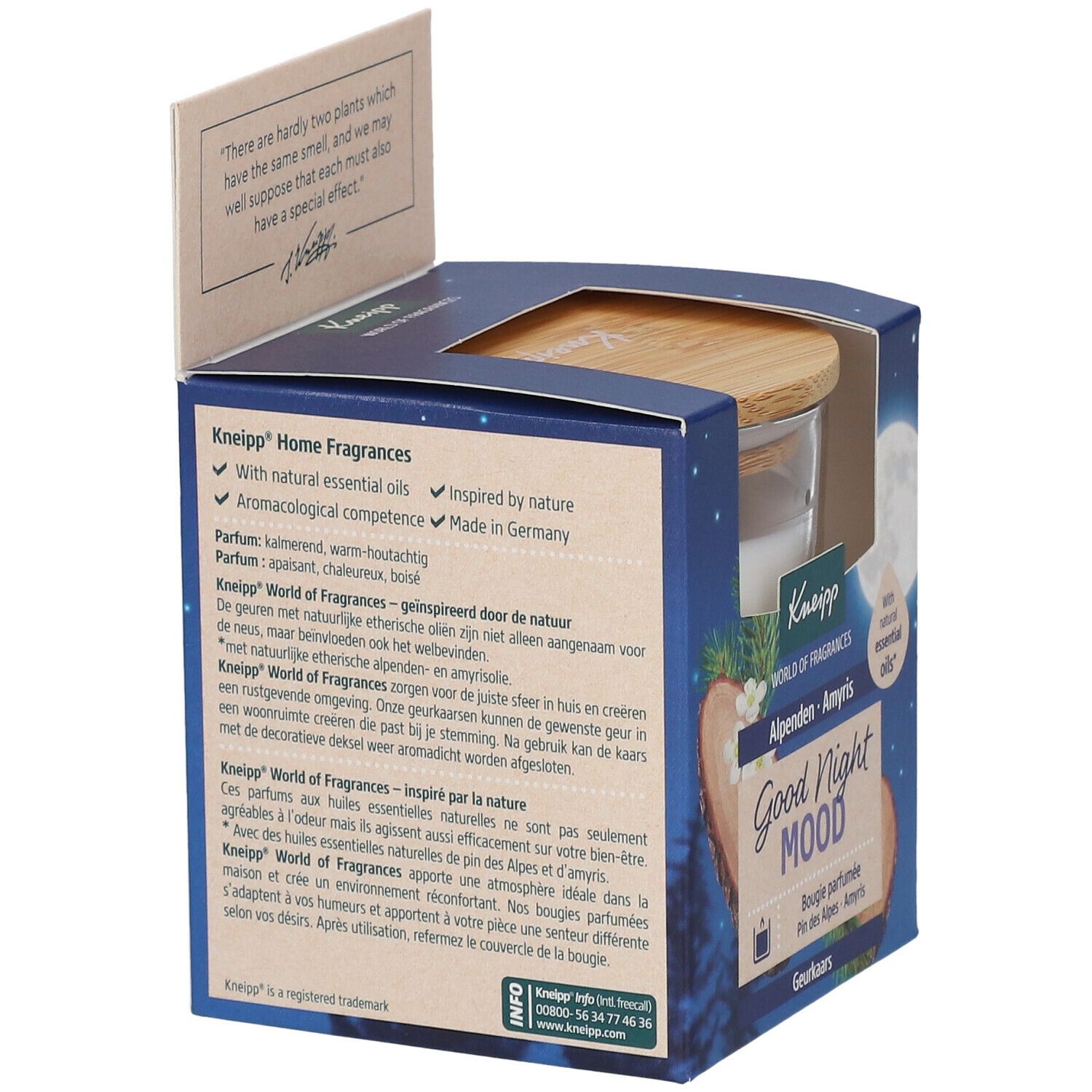 Kneipp Good Night Mood Bougie Parfumée