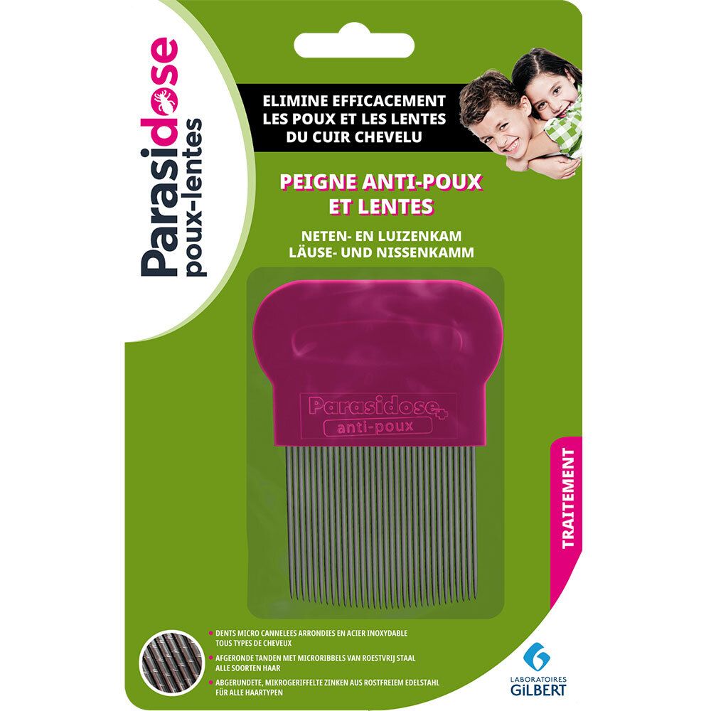 Parasidose Peigne Anti-Poux et Lentes