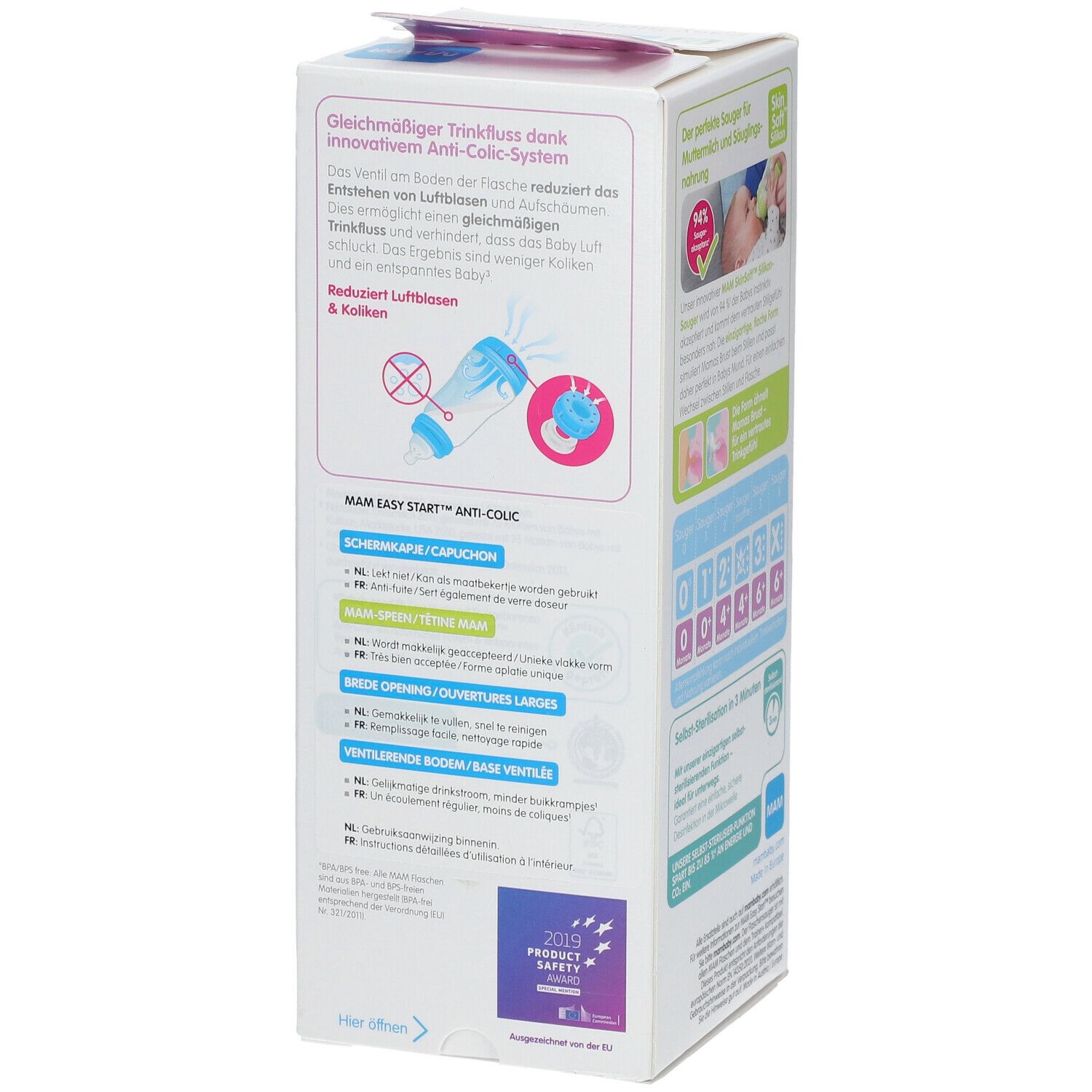 MAM Easy Start™ Anti-Koliek Zuigfles Girl 0 Maanden+